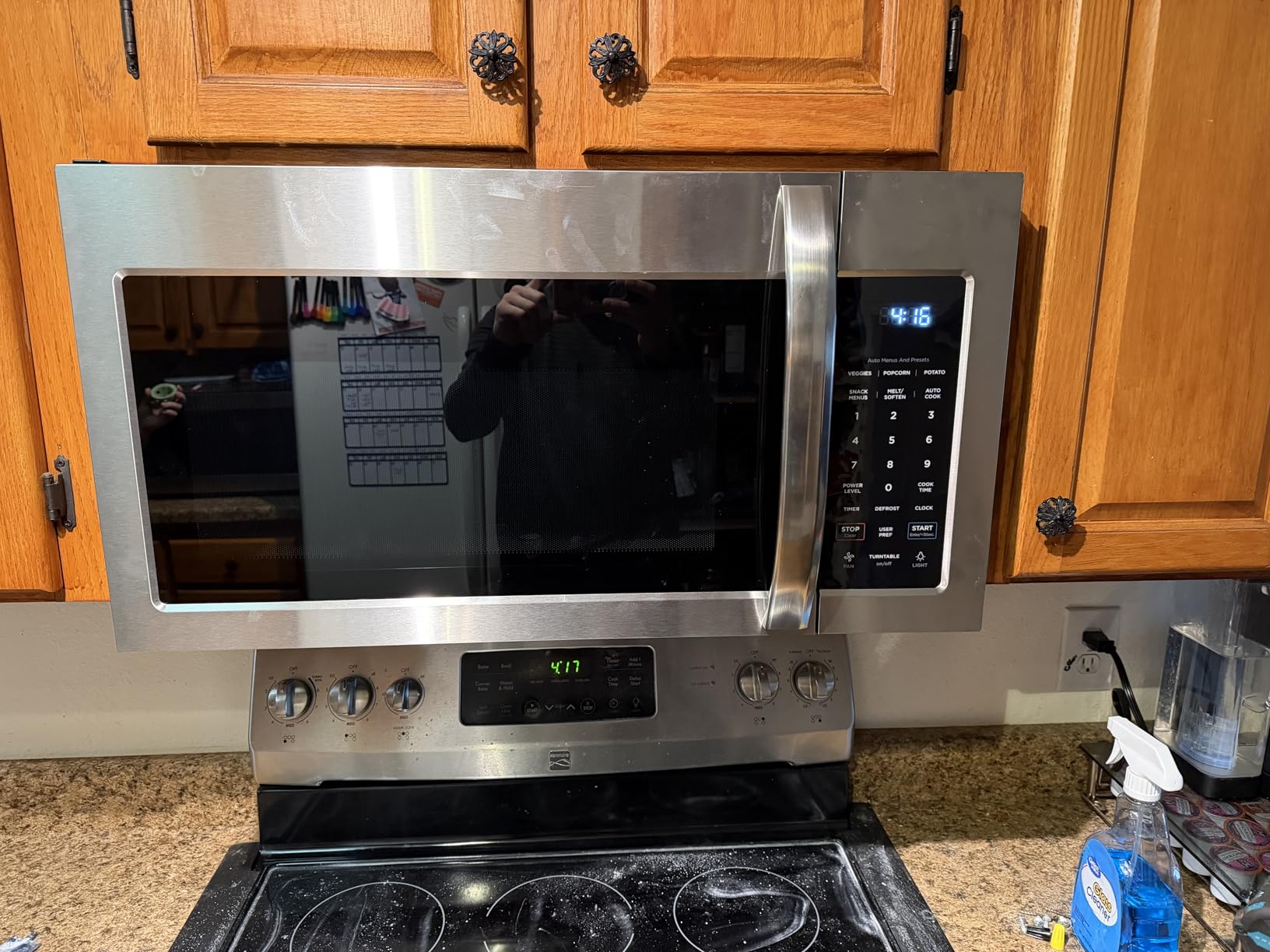 Midea Over the Range Microwave Oven, 1.7 Cu.Ft, 1000W, Stainless Steel customer photo 1