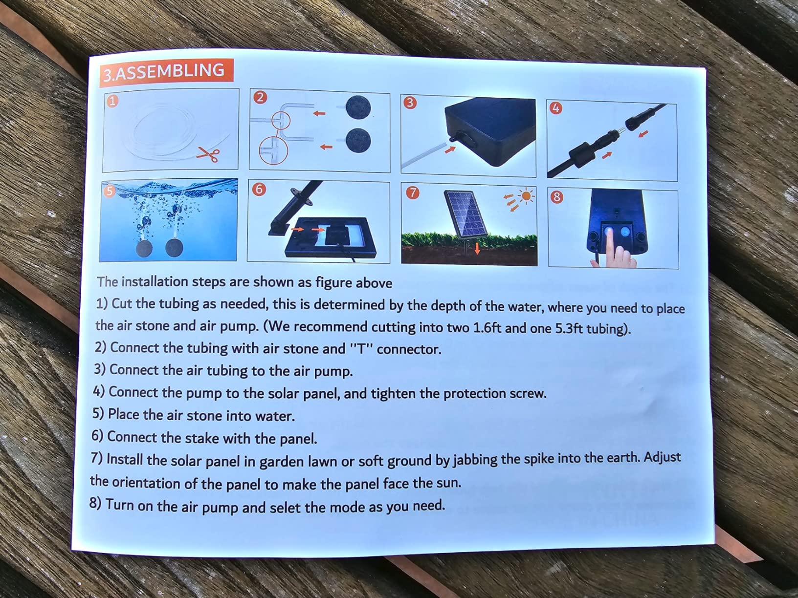 Biling Solar Aerator for Pond with 2200 mAh Battery Backup for Fish Pond customer photo 2