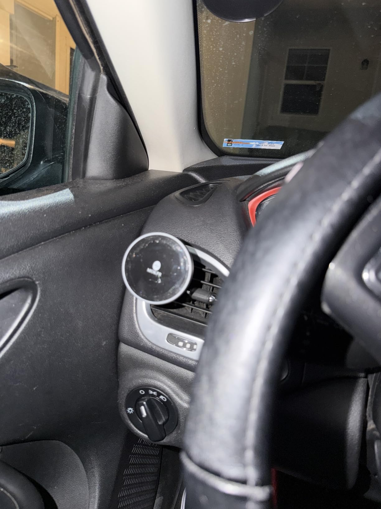 for Magsafe Car Mount Charger 15W LED RGB Car Phone Holder for Dash Vent customer photo 2