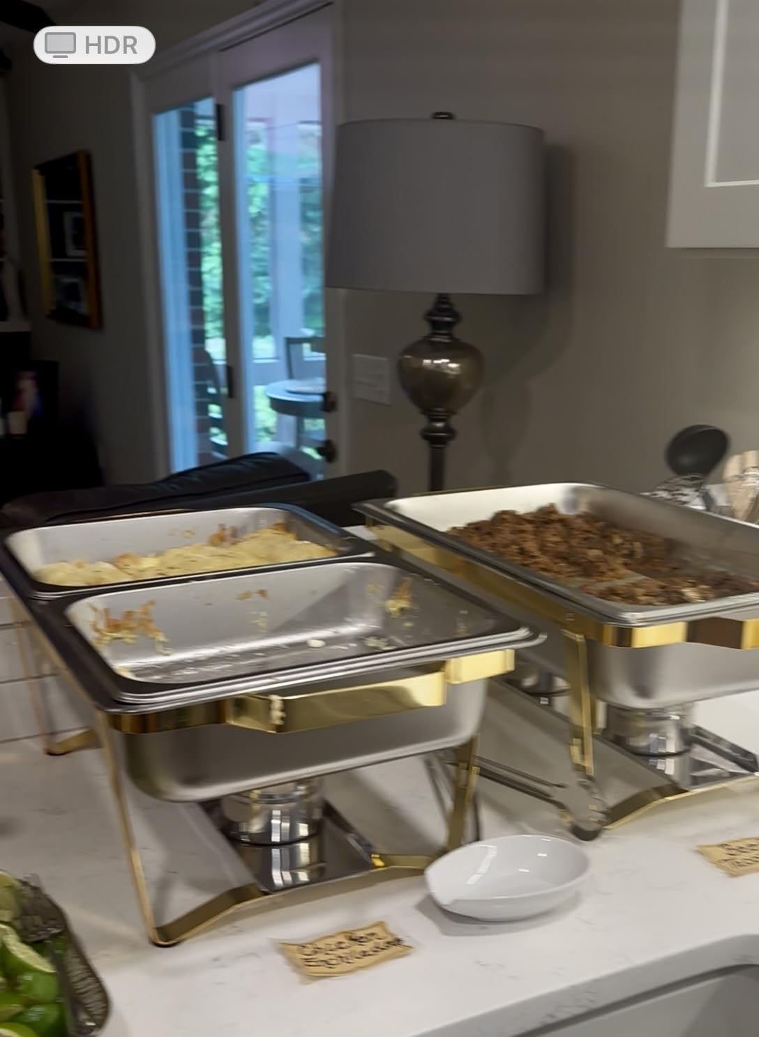 VEVOR Roll Top Chafing Dish Buffet Set, 6 Qt 2 Pack, Stainless Steel Chafer with 2 Full Size Pans, Round Catering Warmer Server with Lid Water Pan Stand Fuel Holder, for at Least 5 People Each customer photo 1
