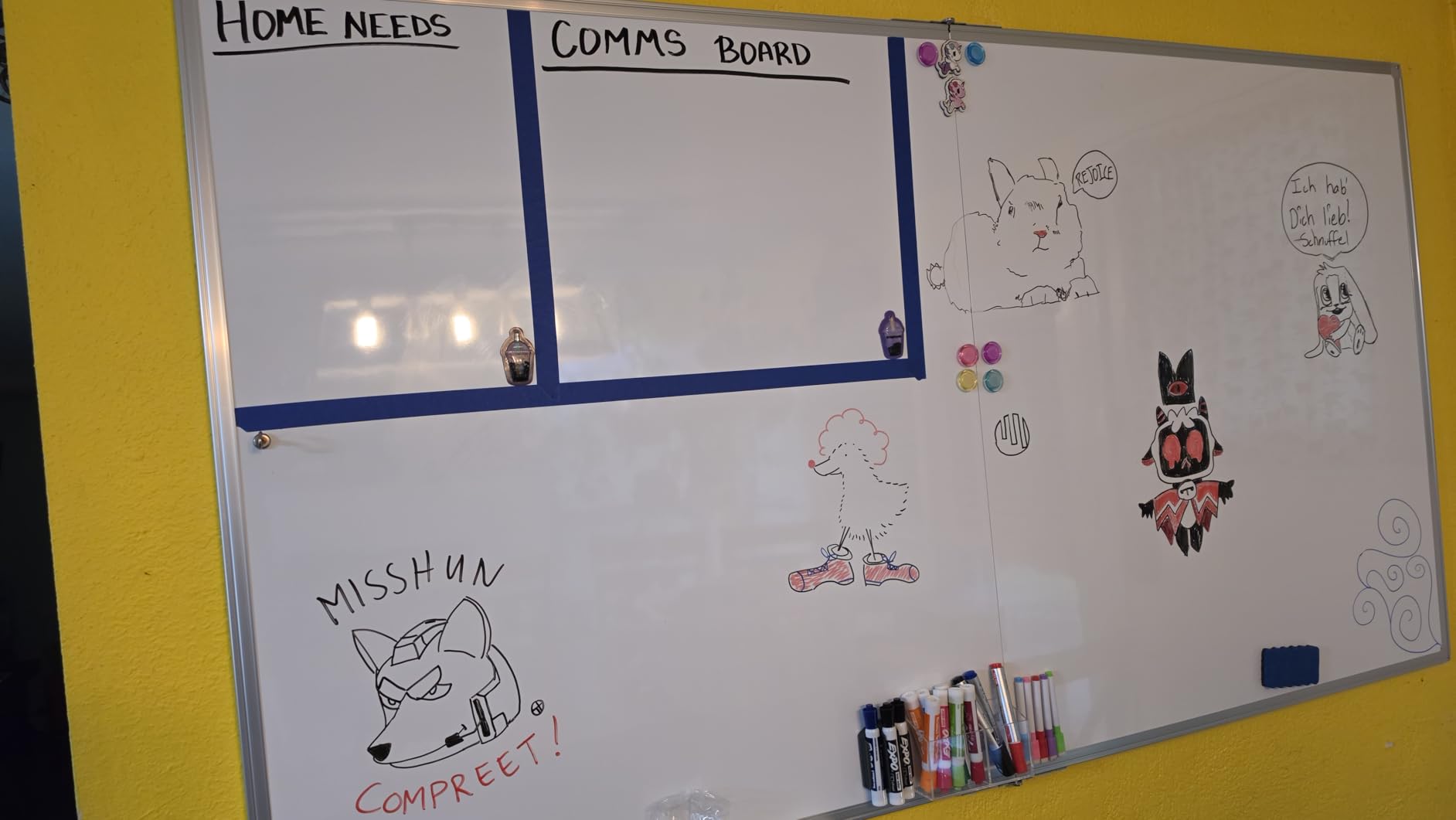 Maxtek White Board Dry Erase 72x48, Large Magnetic Whiteboard Wall Mounted customer photo 2