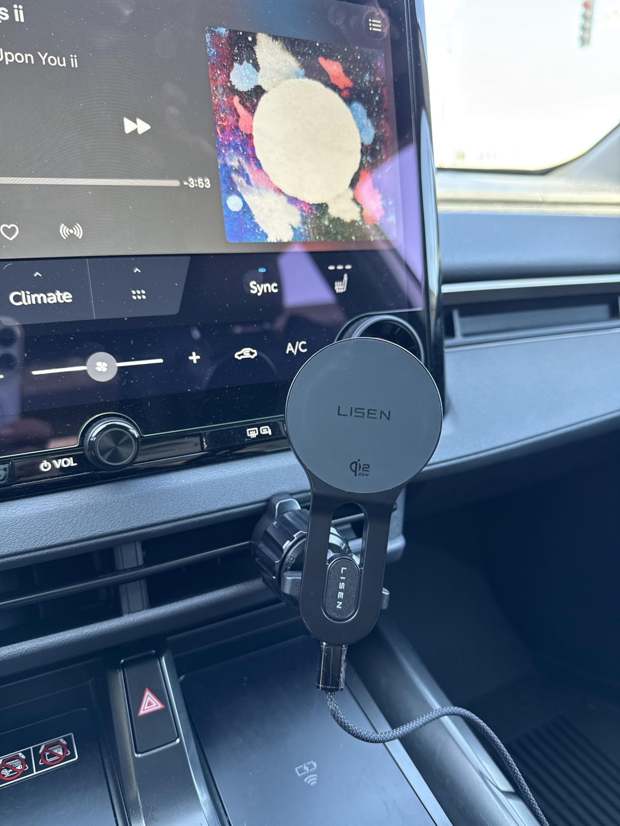 LISEN for Qi2.2 25W MagSafe Car Mount Charger for iPhone 18 Pro Max, Car Vent Magnetic Car Charger Stable Qi2 Wireless Charging Car Charger Mount Holder,Car Mount,Car Vent Mount for iPhone 18 17 16 customer photo 2