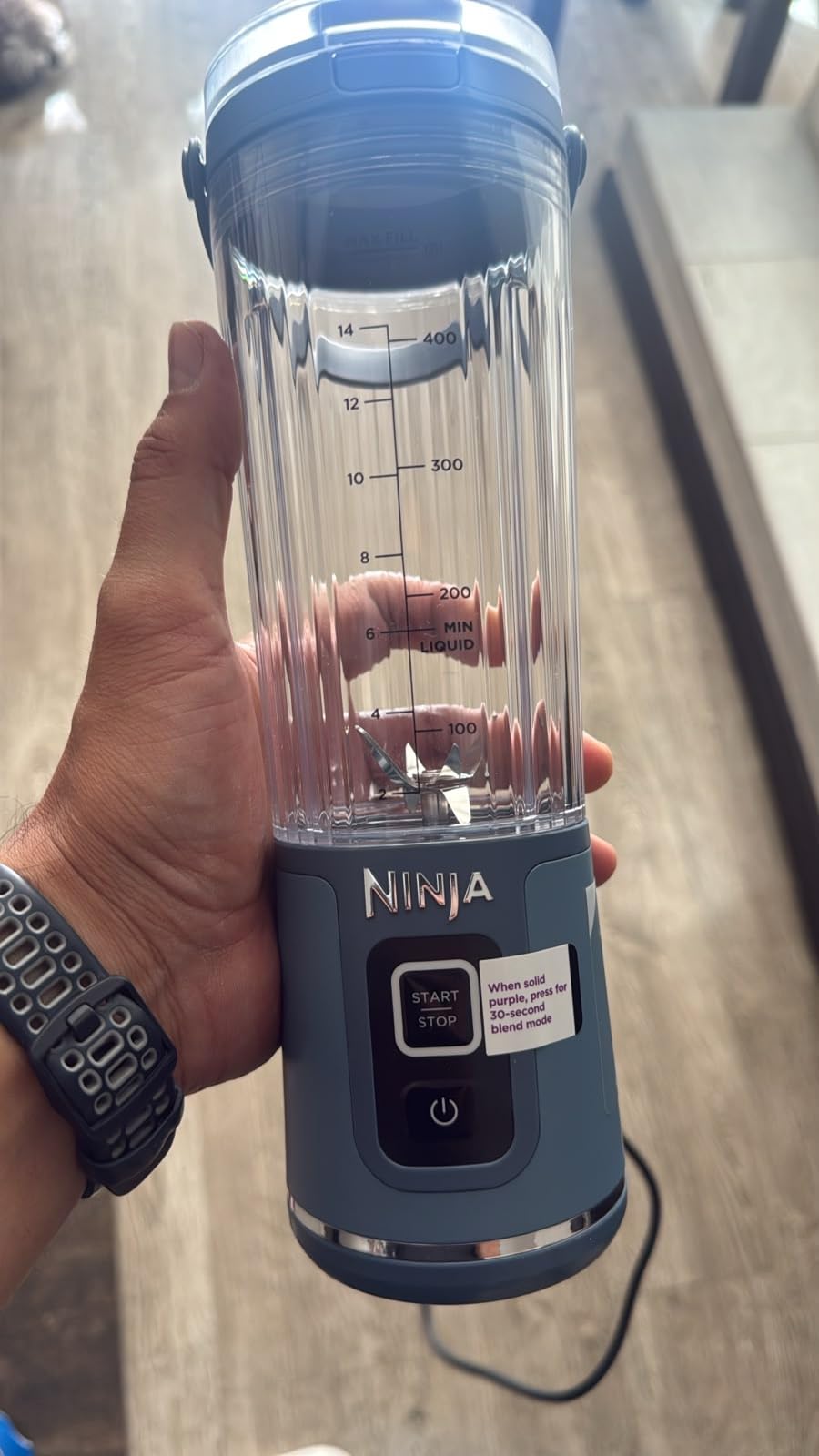 Ninja Blast Portable Blender, Cordless, 18oz Vessel, Black, BC151BK customer photo 2