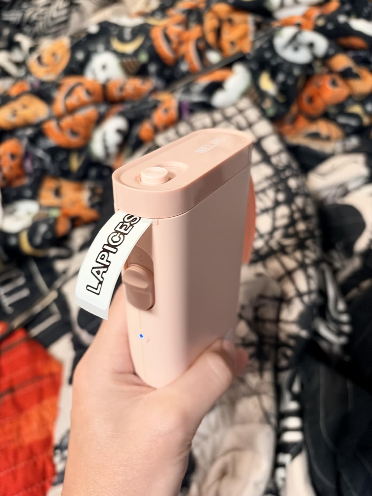 Nelko P21 Label Maker Machine with Tape, Bluetooth Label Printer, White customer photo 2