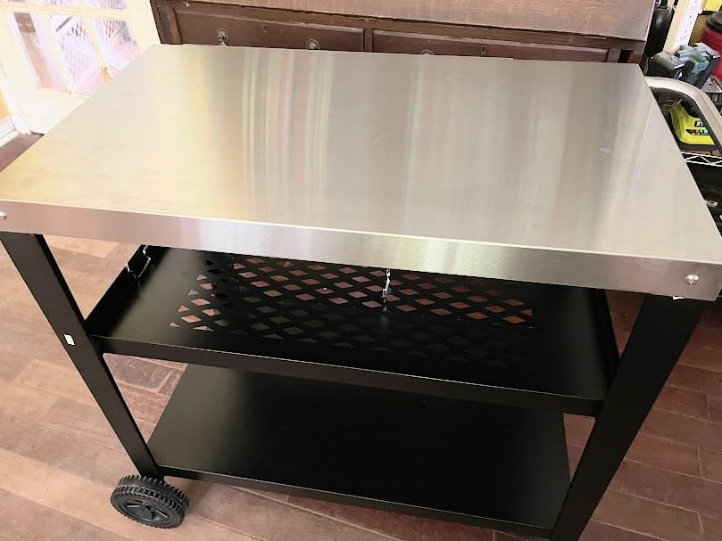 Royal Gourmet PC3404S Movable 3-Shelf Grill Table, Stainless Steel Tabletop customer photo 2