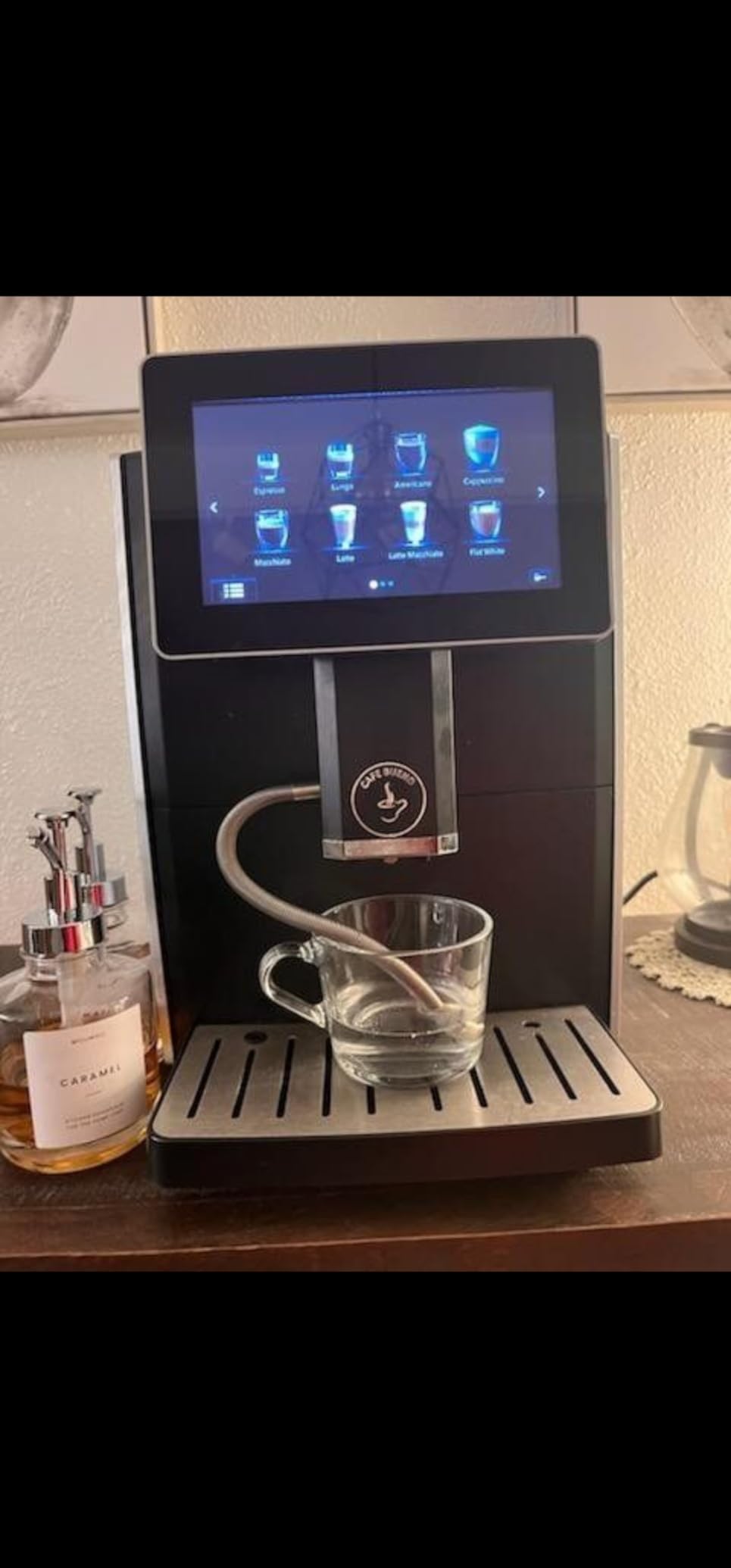 Cafe Bueno Super Automatic Espresso Machine For Home - Coffee Machine With Grinder & Milk Frother For Latte, Cappuccino, Macchiato - Auto Wake & Sleep – All Milk Types customer photo 1