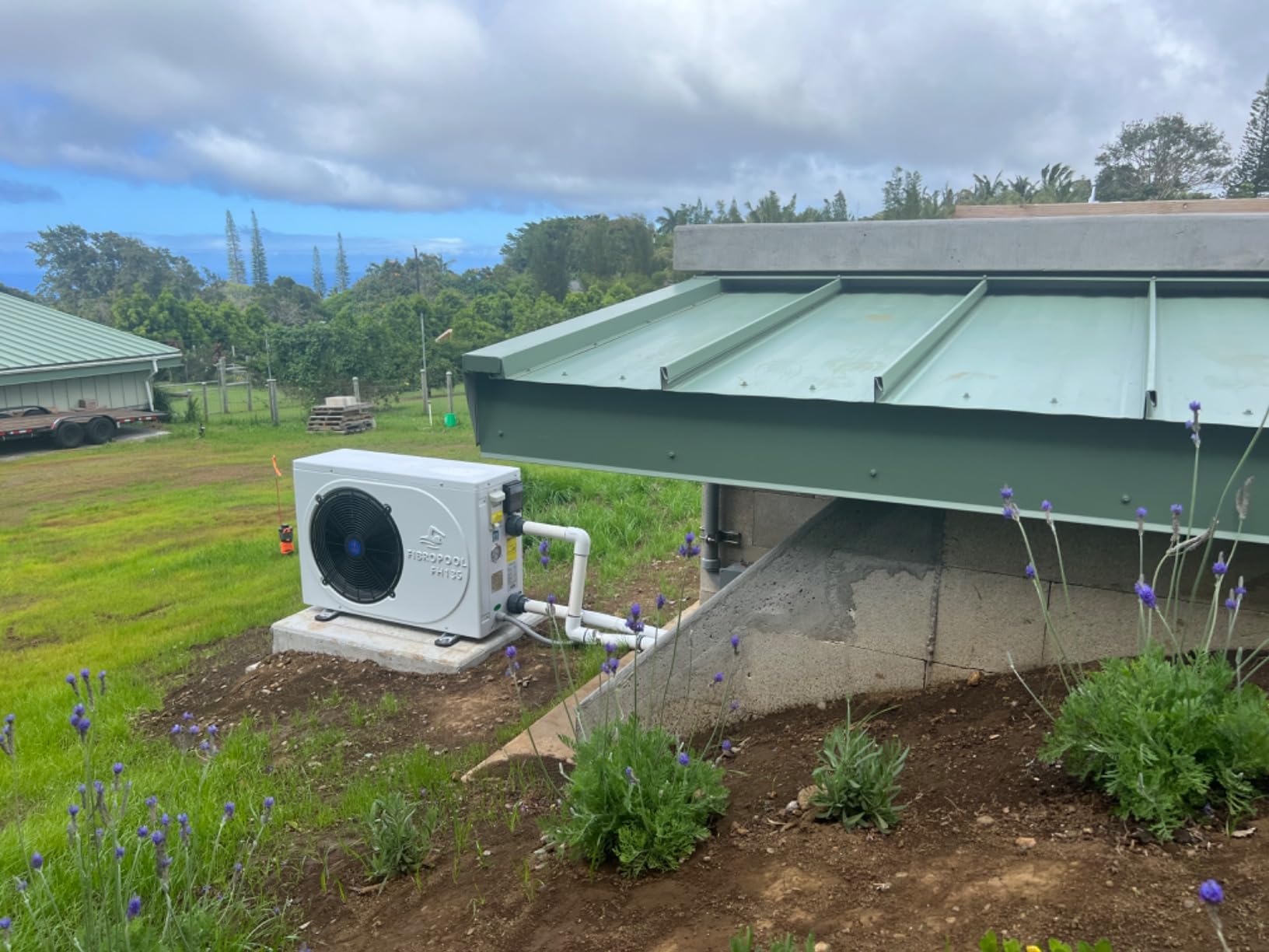 FibroPool Pool Heat Pump FH135-35,000 BTU 120V - 7,500 Gal - Electric customer photo 2