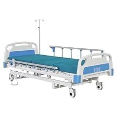 Hospital Bed Electric 3 Function, 5-Inch Locking Casters for Home Hospital Use, 530LBS Loading, with Remote Control, IV Pole, Mattress, Dining Table, Includes Sheets (2X) customer photo 2