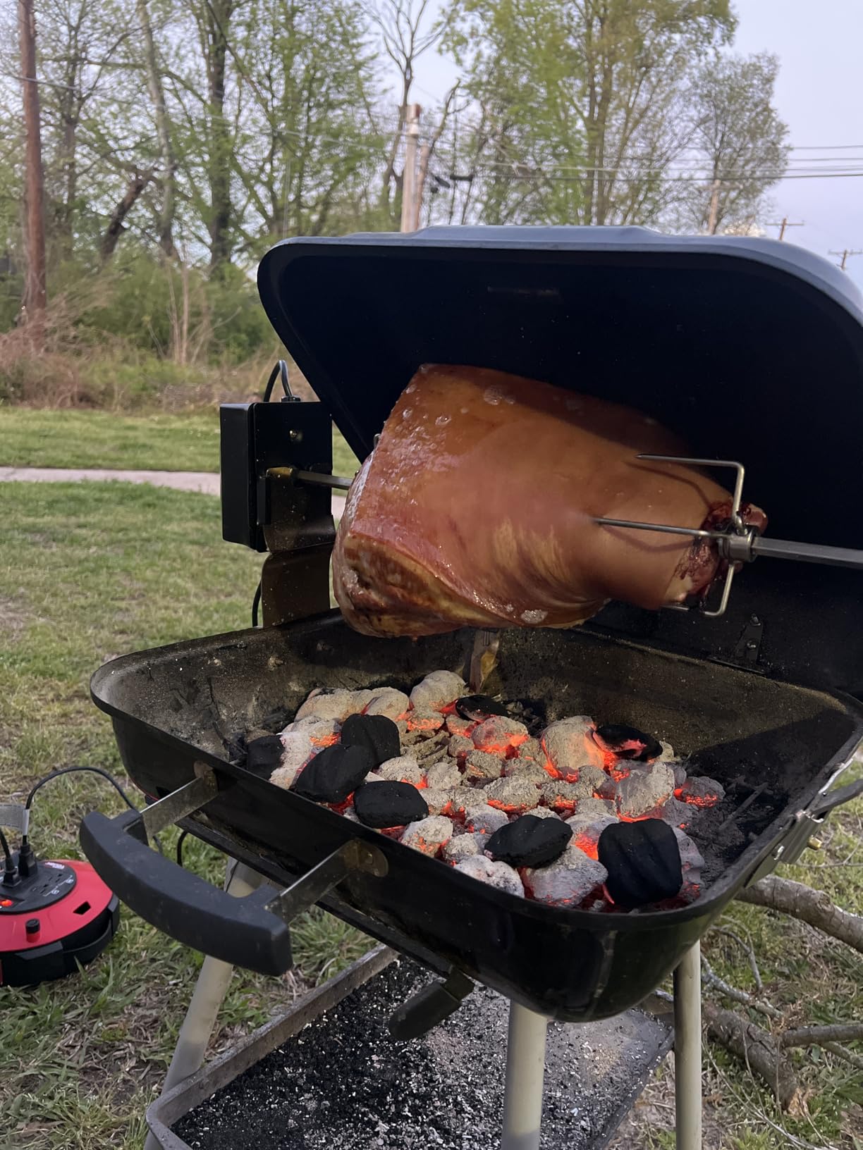 Rotisserie Grill Kit, Automatic Rotating BBQ, UL Certificated customer photo 1