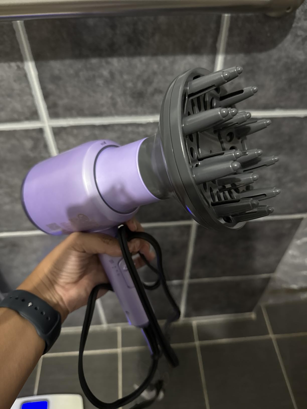 Wavytalk Blown Away Ionic Hair Dryer with Diffuser for Curly Hair customer photo 2