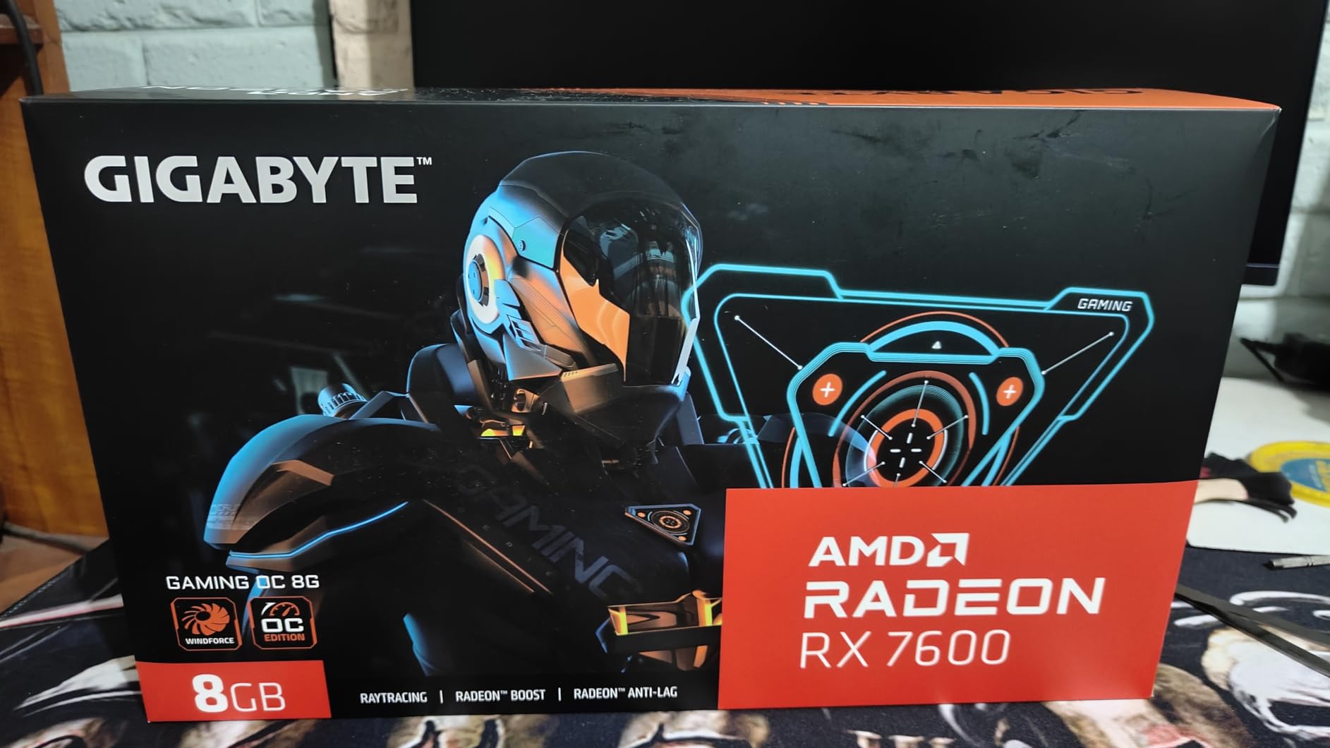 Gigabyte GV-R76GAMING OC-8GD Radeon RX 7600 Gaming OC 8G Graphics Card, 3X WINDFORCE Fans 8GB 128-bit GDDR6, Video Card customer photo 1