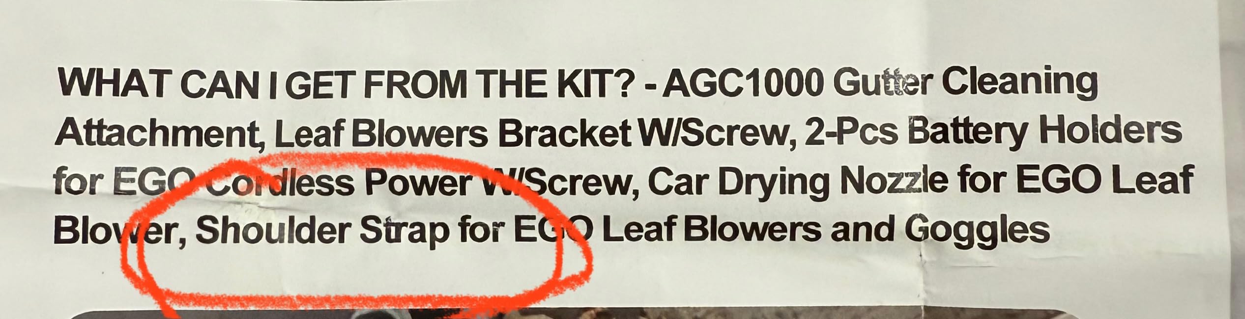 8.3FT Gutter Cleaning Attachment AGC1000 Cleaning Kit for EGO Leaf Blower customer photo 1