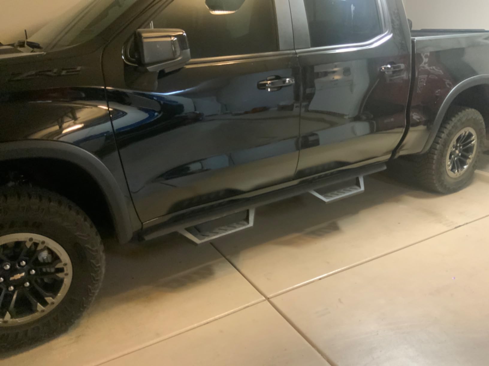 Tyger Auto LanderX Running Board Compatible with 2019-2026 Chevy Silverado GMC Sierra 1500; 2020-2026 2500 3500HD | Crew Cab | TG-LX3C82318 | Drop Step Side Step Rail Nerf Bars customer photo 2