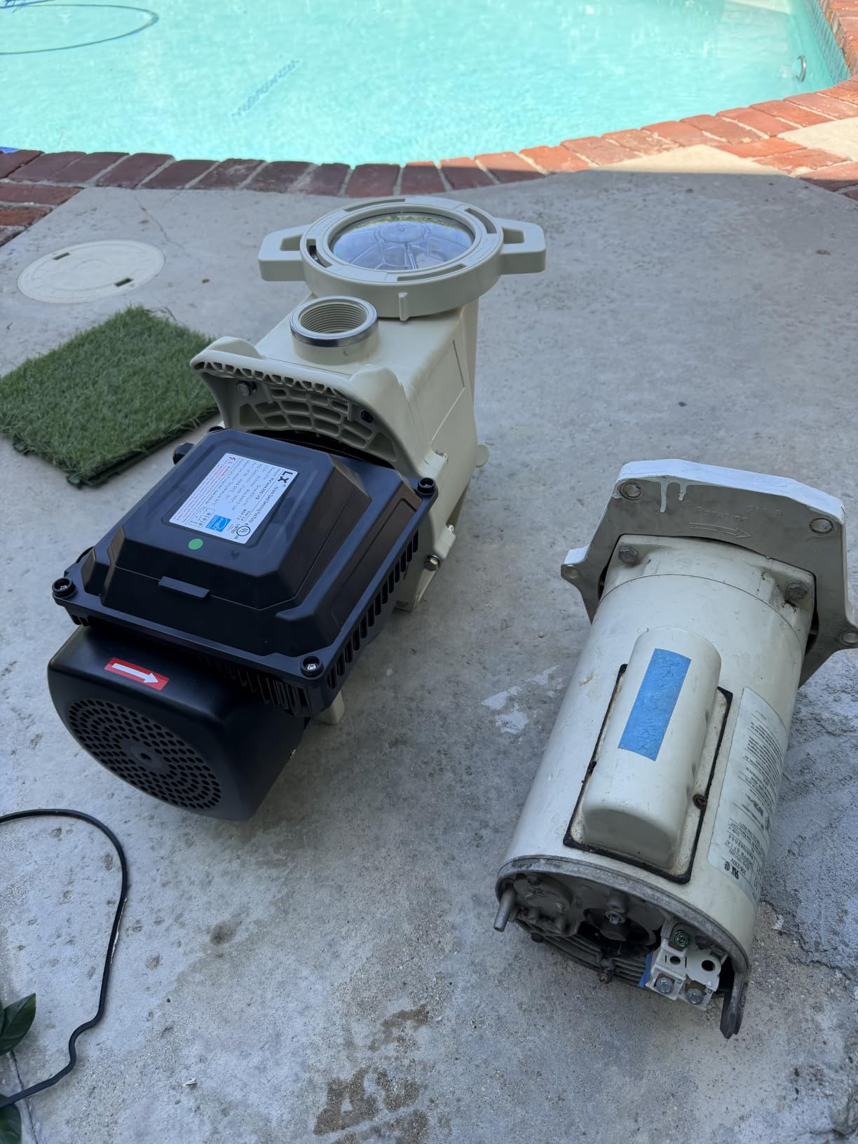 3HP Variable Speed Pool Pump - Energy Star Certified Smart Inground Pool Pump, 208-230V Self-Priming Pump Motor, 10800 GPH High Flow, Waterfall Pool Pumps with Filter Basket & 2-Inch Fittings customer photo 1