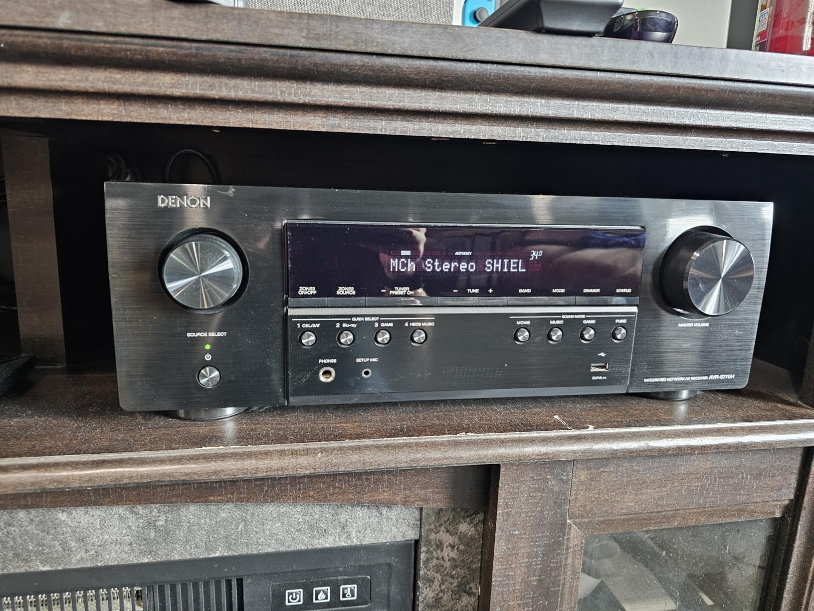 Denon AVR-S770H 7.2 Ch Home Theater Receiver, 8K UHD HDMI Receiver 75W X 7 customer photo 1