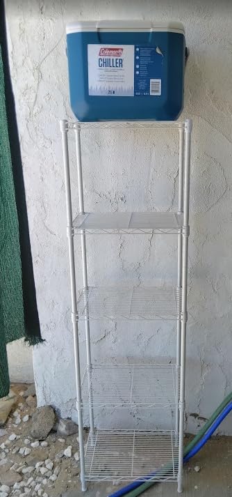 SINGAYE Metal Shelves Wire Shelving Storage Standing Adjustable Shelf Unit customer photo 1
