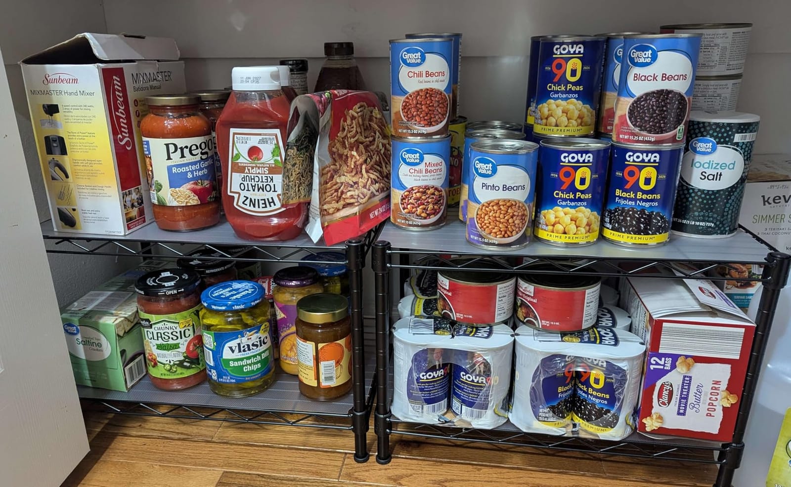 SINGAYE Metal Shelves Wire Shelving Storage Standing Adjustable Shelf Unit customer photo 2