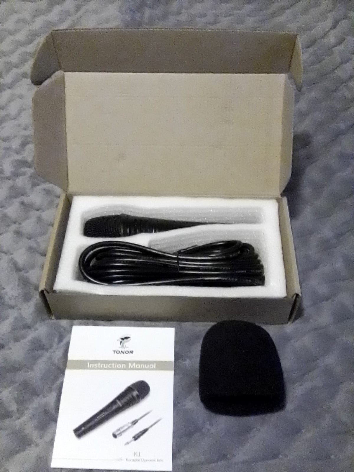TONOR Professional Vocal Microphone for Singing, Dynamic Wired Karaoke Mic customer photo 1