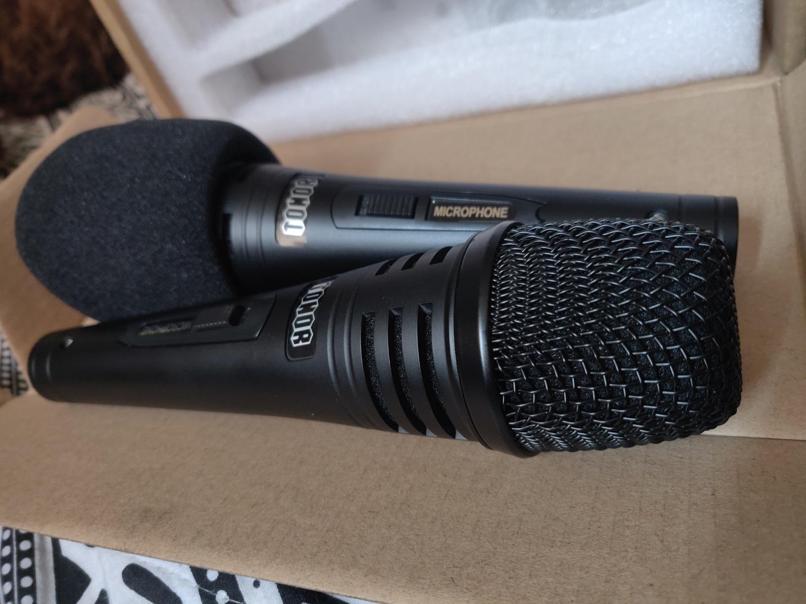 TONOR Professional Vocal Microphone for Singing, Dynamic Wired Karaoke Mic customer photo 2