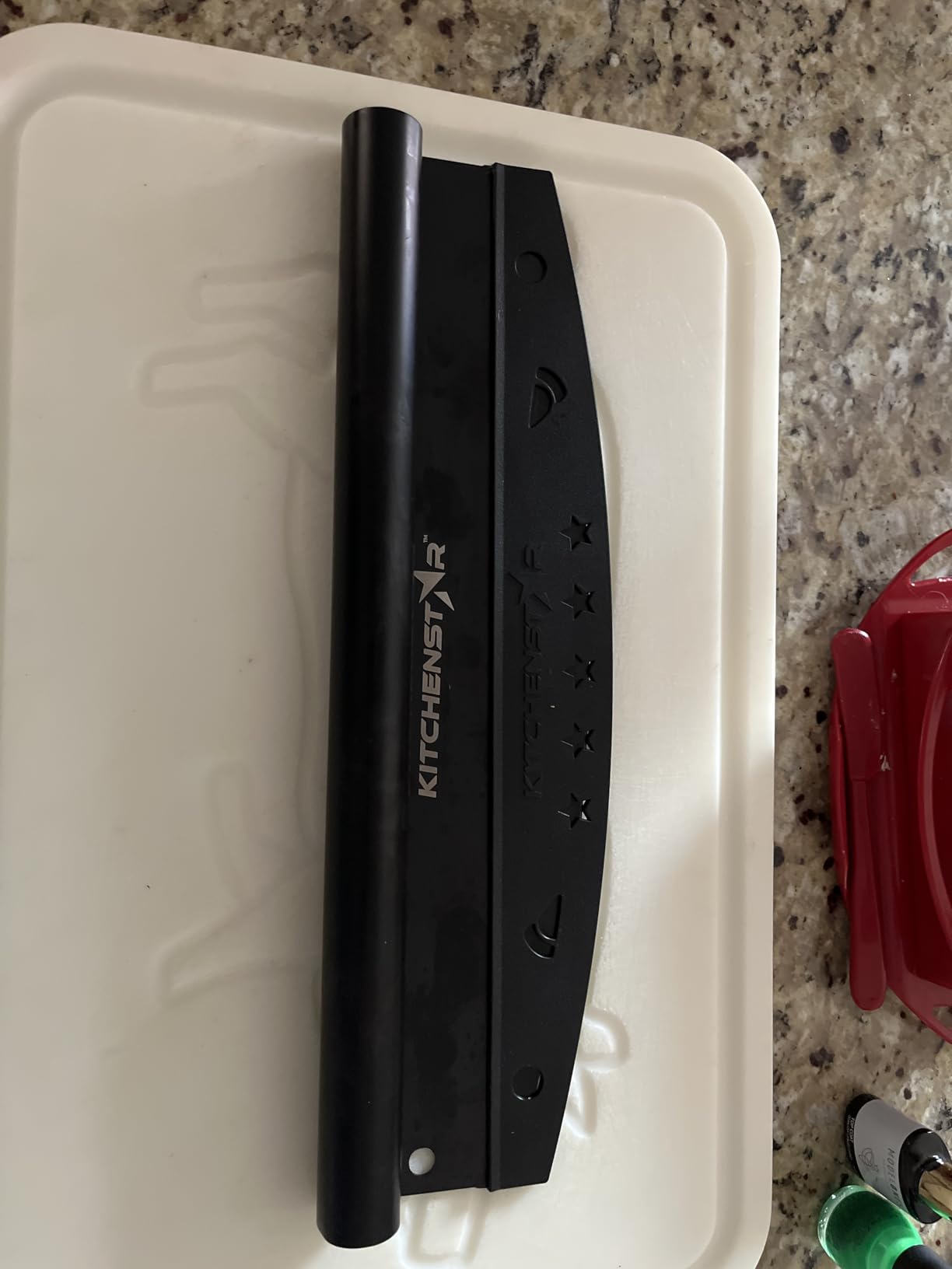 16-Inch Pizza Stone Set for Oven and Grill with Peel, Cutter and Brush customer photo 1