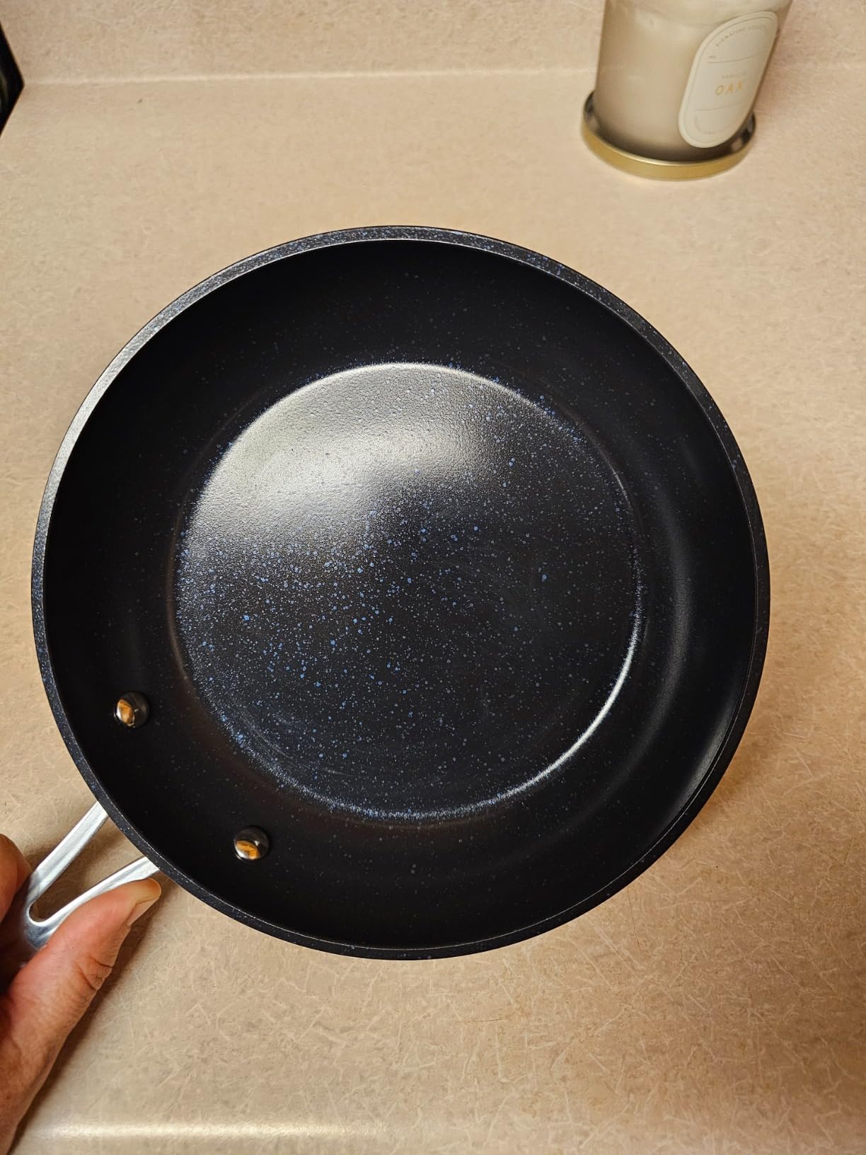 Nuwave Healthy Duralon Blue Ceramic Nonstick Cookware Set, PFAS Free customer photo 2