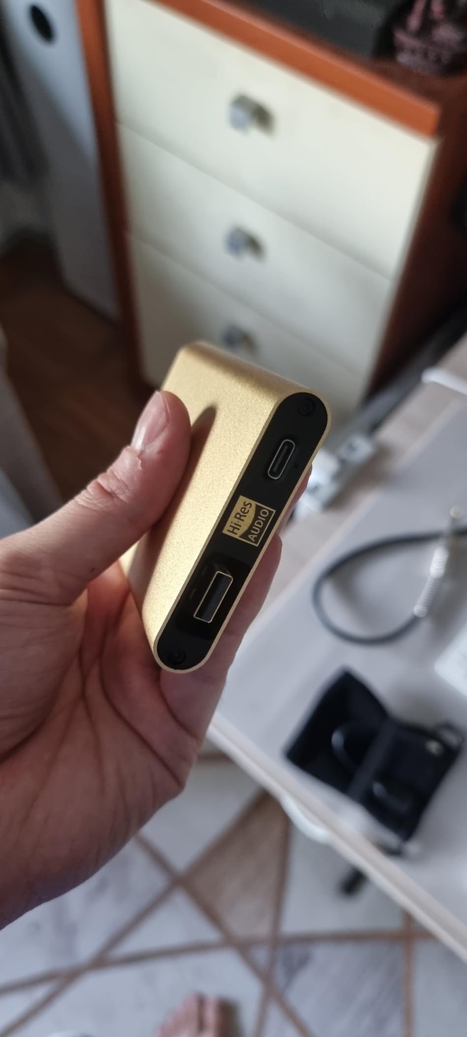 iFi hip-dac3 - Portable Hi-Res DAC/Headphone Amp - True Balanced Circuit, 400mW Output, Dual USB-C, PCM 384kHz/DSD256/MQA Decoding, XBass Analog Enhancement, PowerMatch, iEMatch & up to 12hrs Playtime customer photo 1