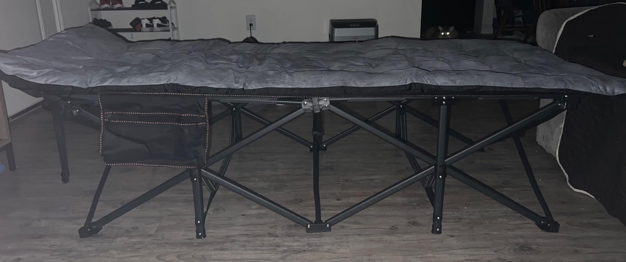 LILYPELLE Oversized XXL Folding Camping Cot, 32