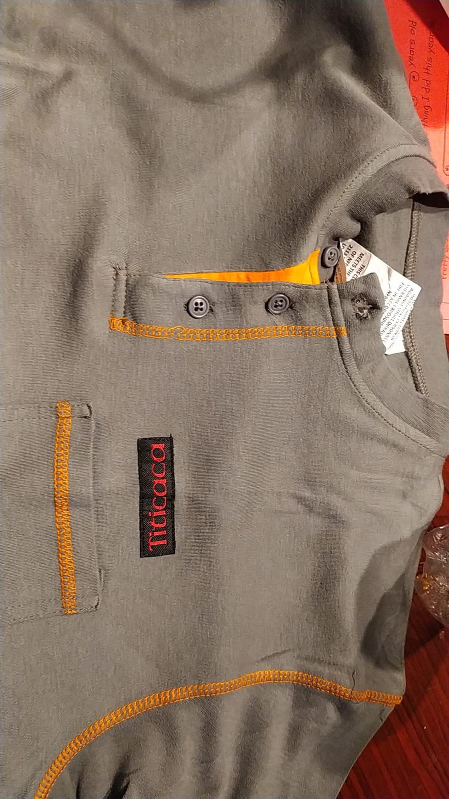 Titicaca Flame Resistant Shirts for Men 7oz Crew Neck Tees CAT2 100% Cotton customer photo 1
