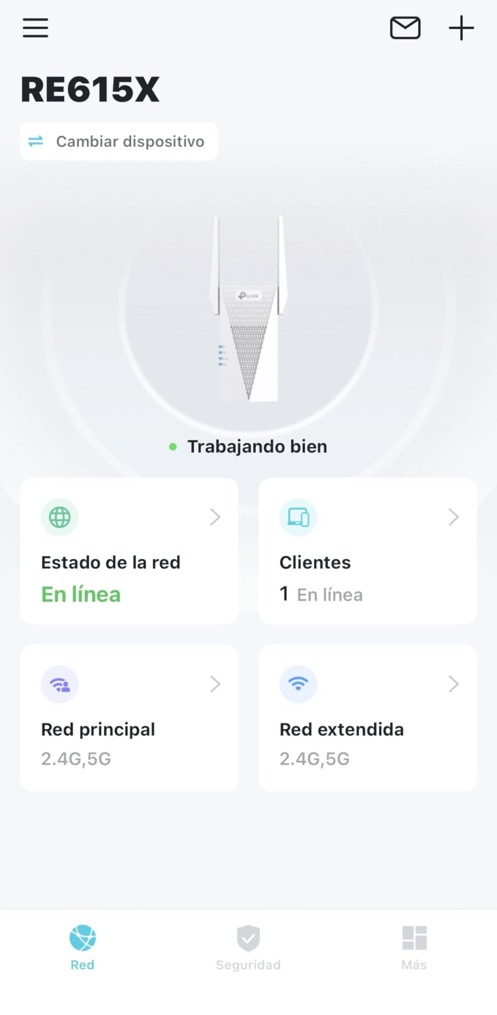 TP-Link RE615X AX1800 WiFi 6 Range Extender w/Ethernet Port customer photo 1