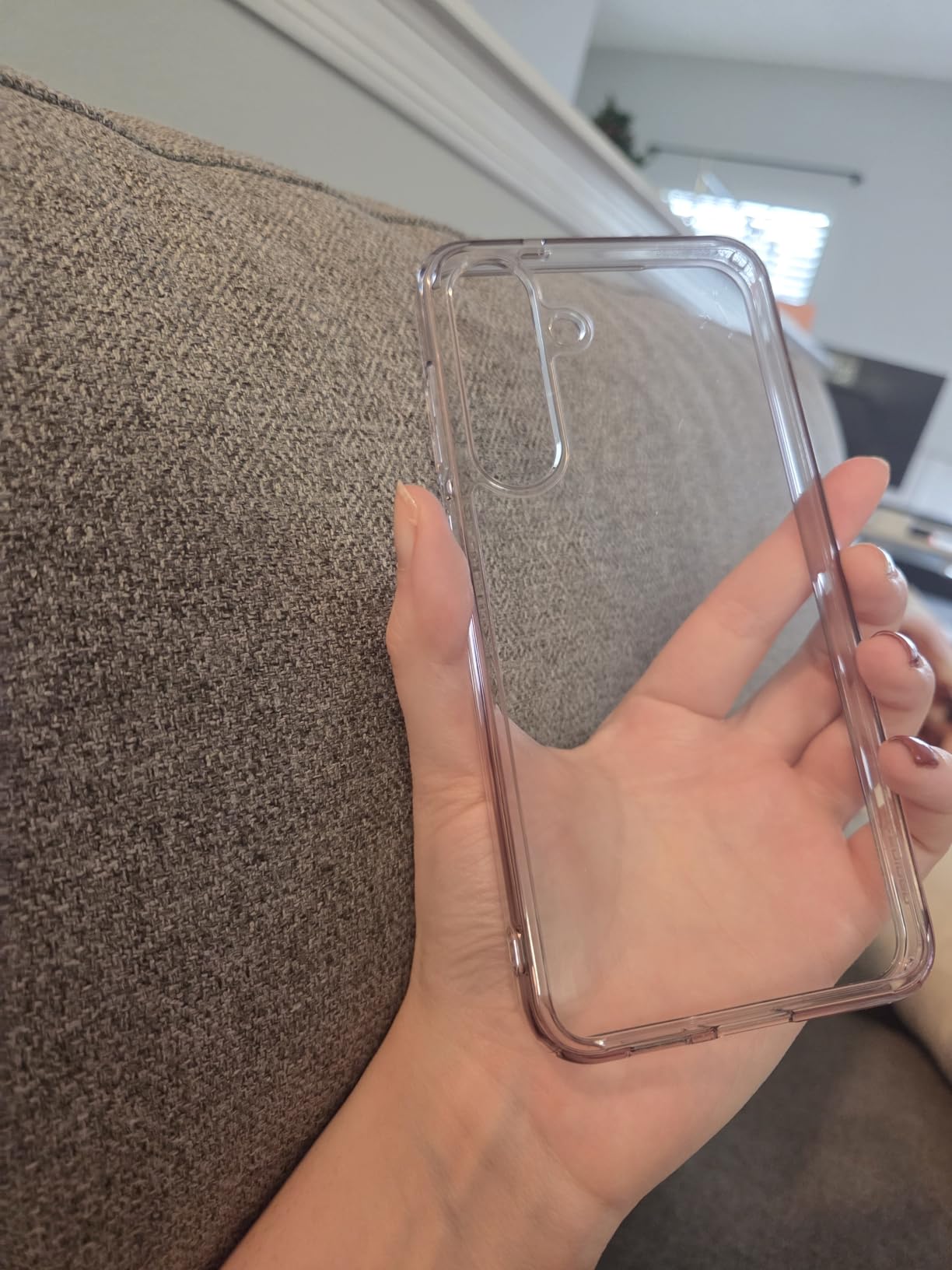 Spigen for Galaxy S24 Ultra Case, Ultra Hybrid [No Magnet Ring] [Anti-Yellowing] - Crystal Clear customer photo 1