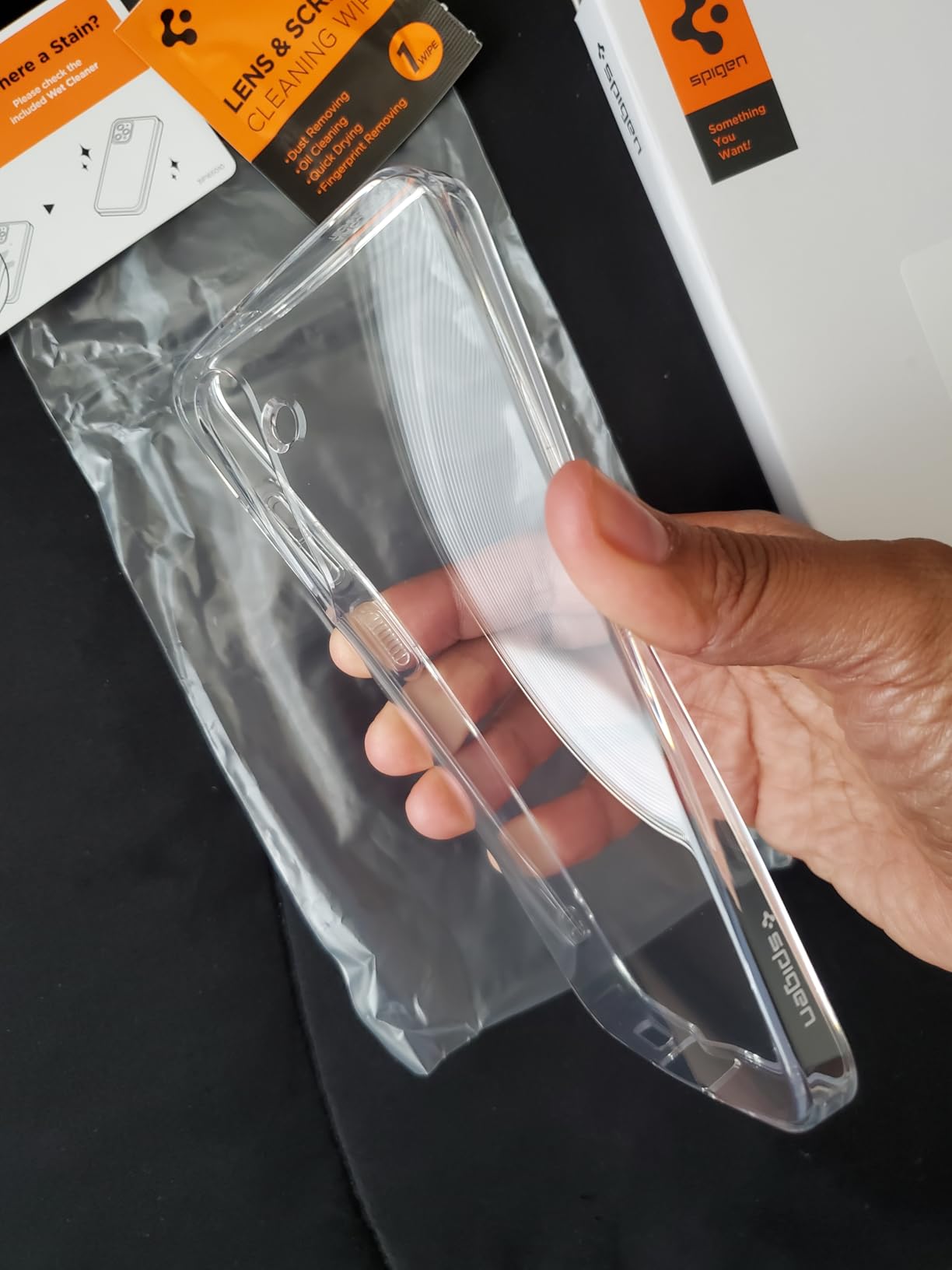 Spigen Liquid Crystal Designed for Galaxy S24 Ultra Case (2024) [Military-Grade Protection] - Crystal Clear customer photo 1