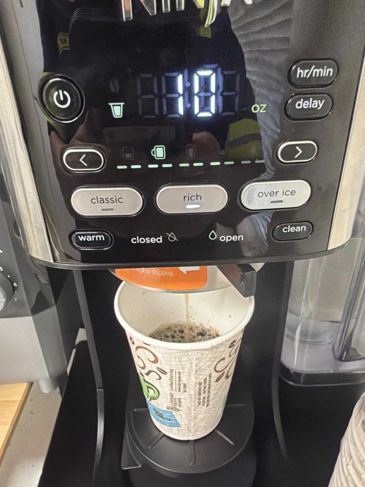 Ninja (Refurbished) Drip Coffee Maker | DualBrew Pro Hot & Iced Coffee | Compatible with K-Cup Pods | 3 Brew Styles (Classic, Rich, & Iced) | 60oz Removable Reservoir & Dishwasher Safe | (Renewed) customer photo 1