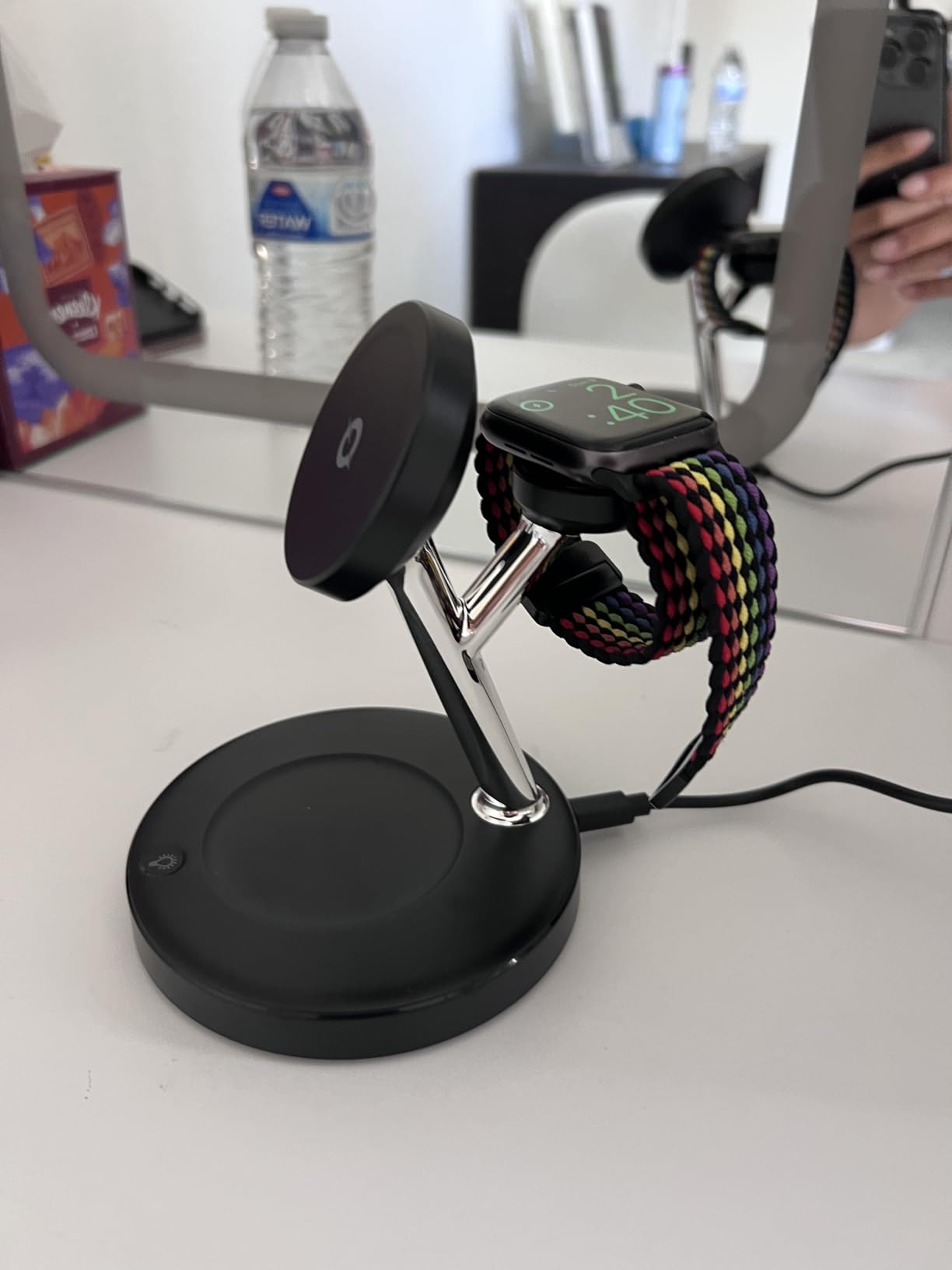 3 in 1 Mag-Safe Wireless Charger Stand for iPhone Apple Watch AirPods customer photo 1