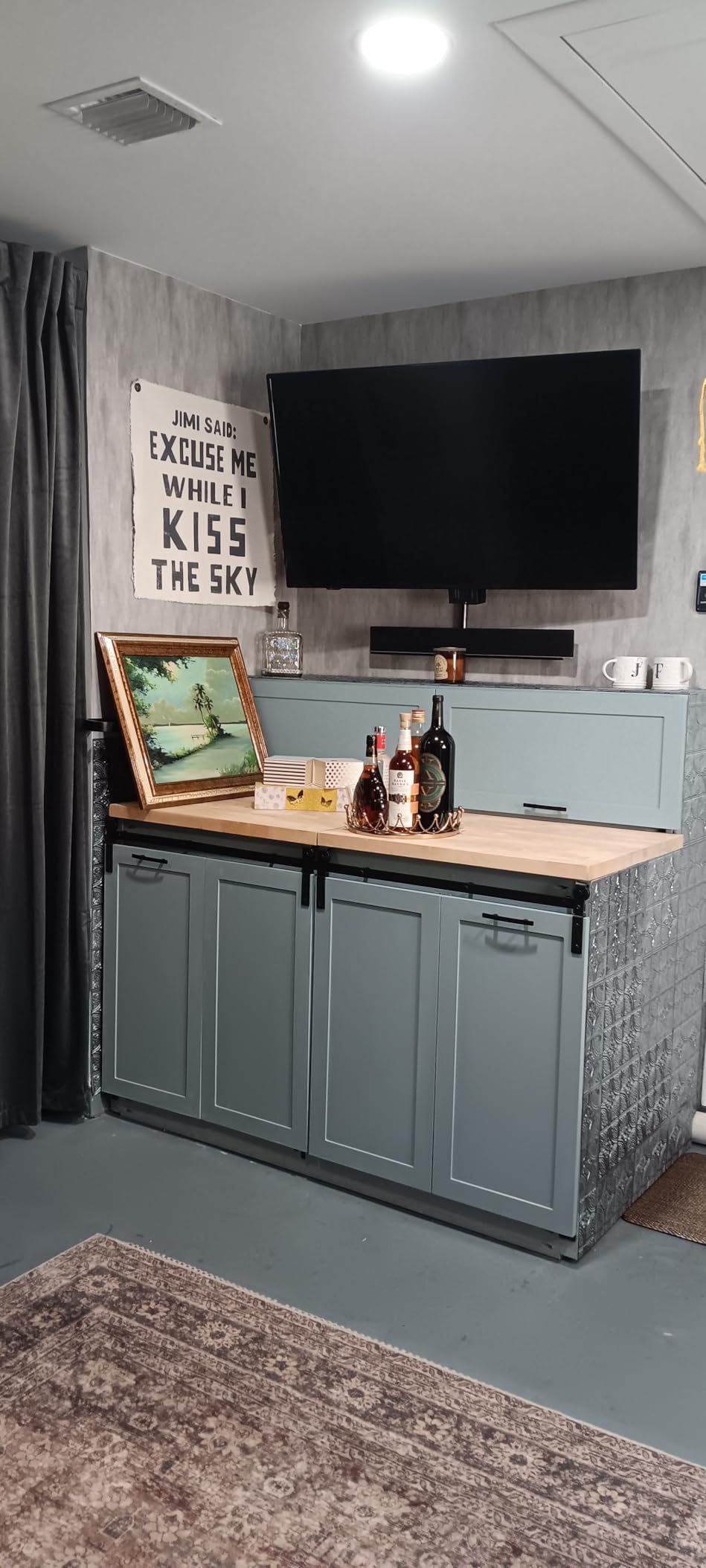 Butcher Block Countertop, Solid Wood Table Top Office Desk Top 42x25x1.5in customer photo 2