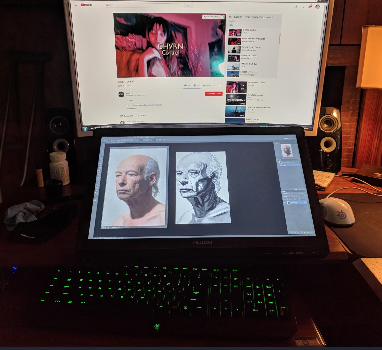 HUION KAMVAS Pro 19 4K UHD Touchscreen Drawing Tablet PenTech 4.0, 18.4inch customer photo 1