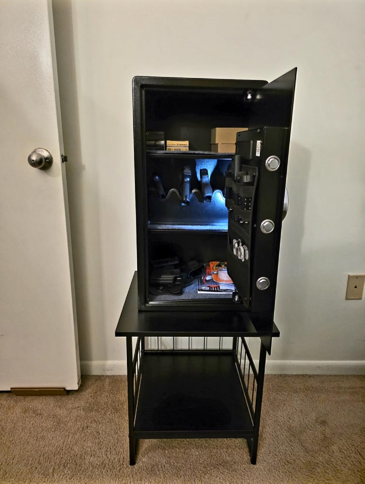Grimtron 20LB Biometric Safe with Fingerprint Lock, 3-8 Digit PIN customer photo 2