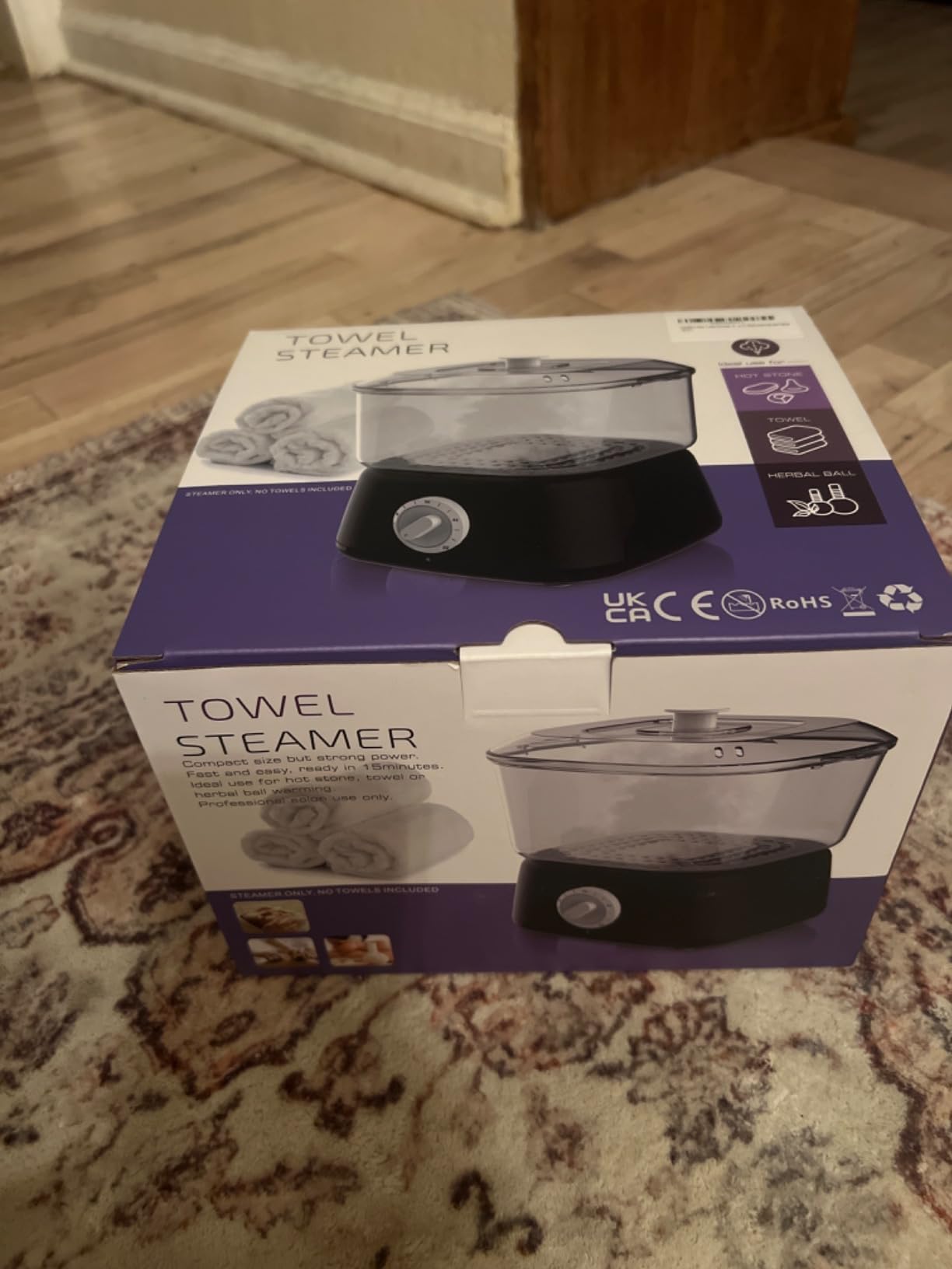 Hot Towel Warmer, Rapid Heating Towel Steamer for Facials can Hold 12 Mini Wet Towels, Portable Mini Towel Warmer for Bathroom,Spa and Salon. customer photo 2