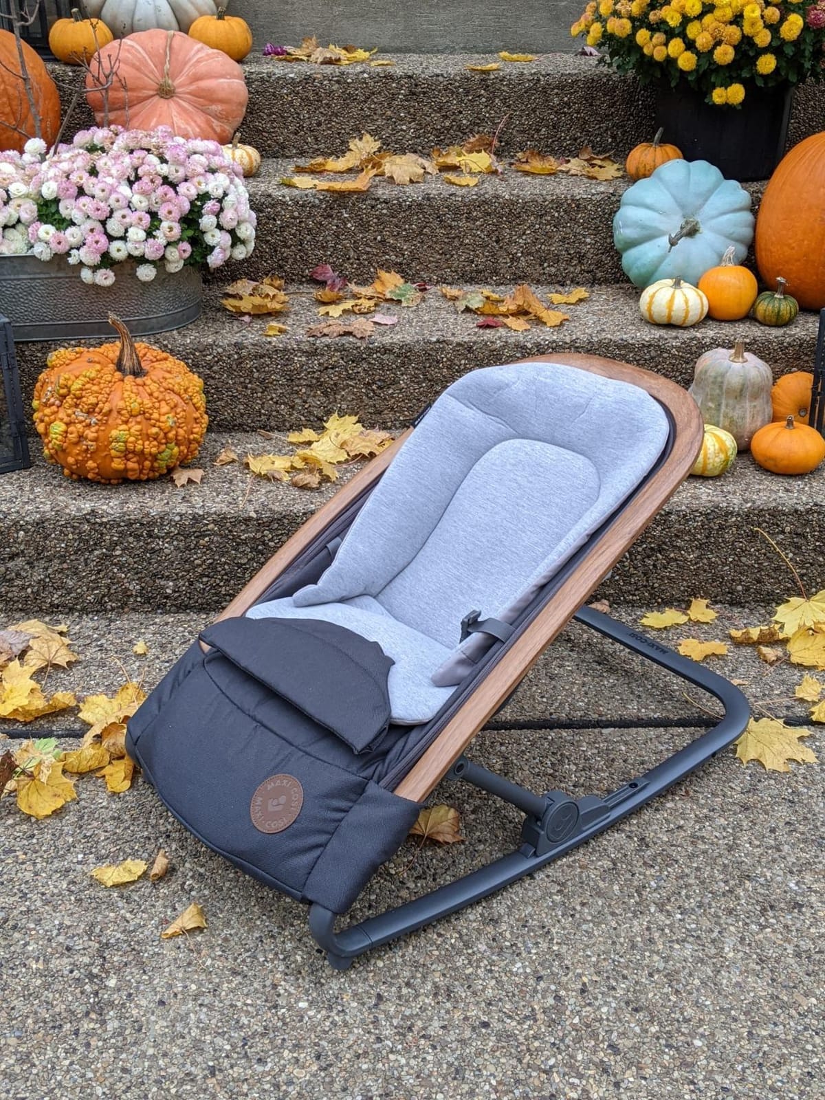 Maxi-Cosi Kori 2-in-1 Baby Bouncer Seat for Infants, Baby Rocker Chair, Portable Bouncer Chair, Classic Oat customer photo 2
