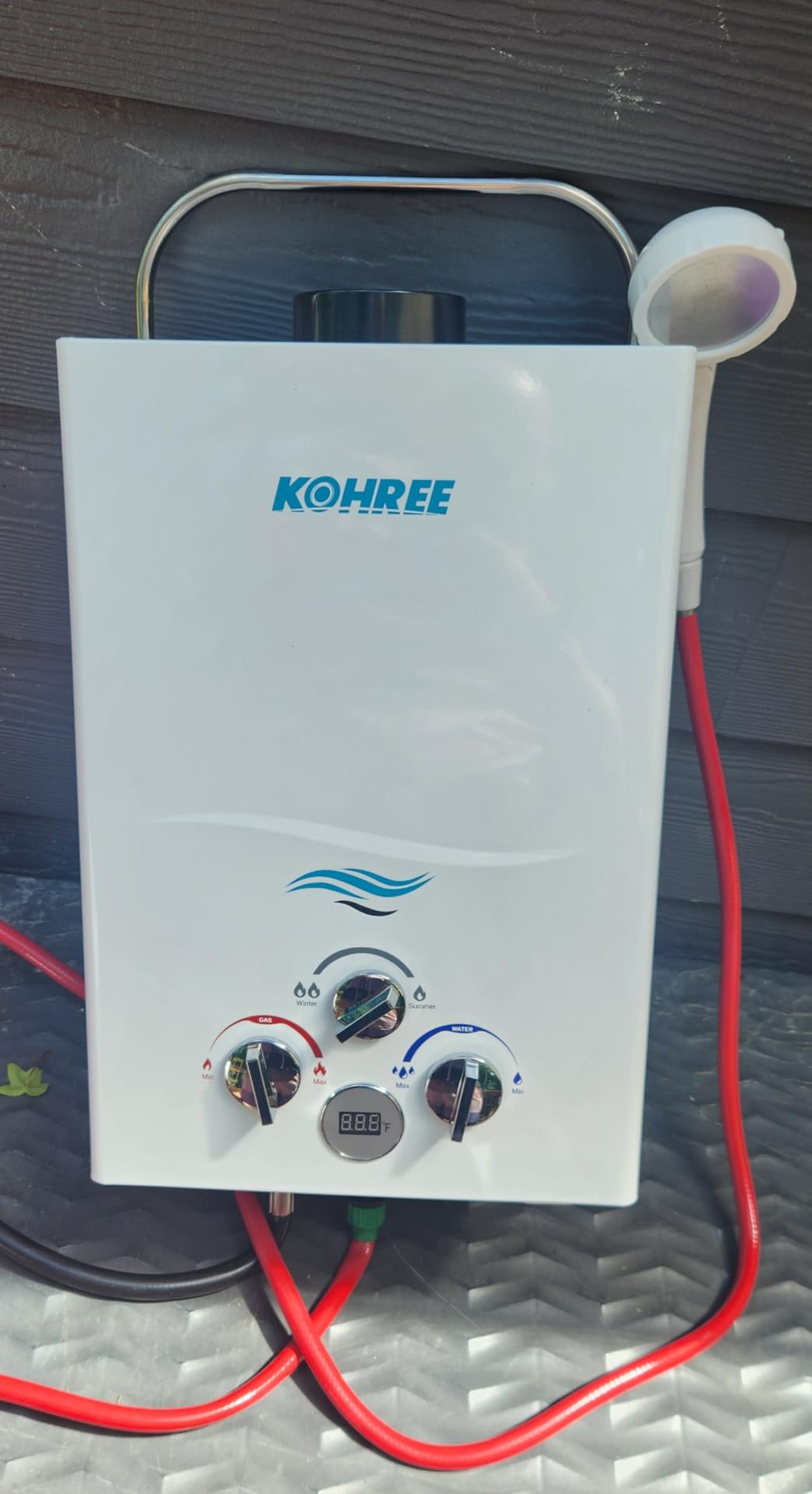 Kohree Propane Water Heater Tankless,1.58 GPM 6L Water Heater for Camping customer photo 2