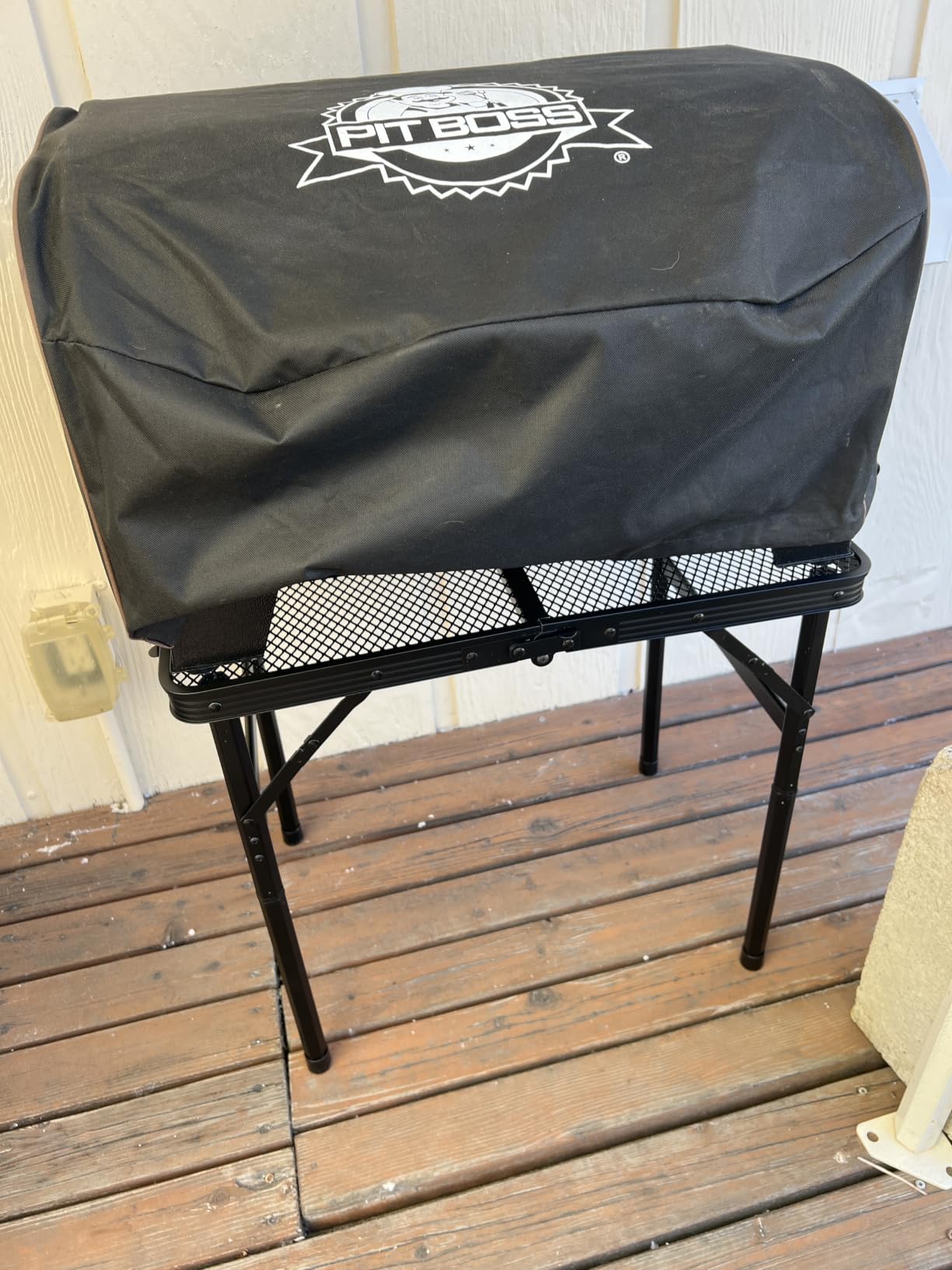 GREGIN Folding Camping Grill Table, Outdoor Metal Table. Foldable, Portable customer photo 1