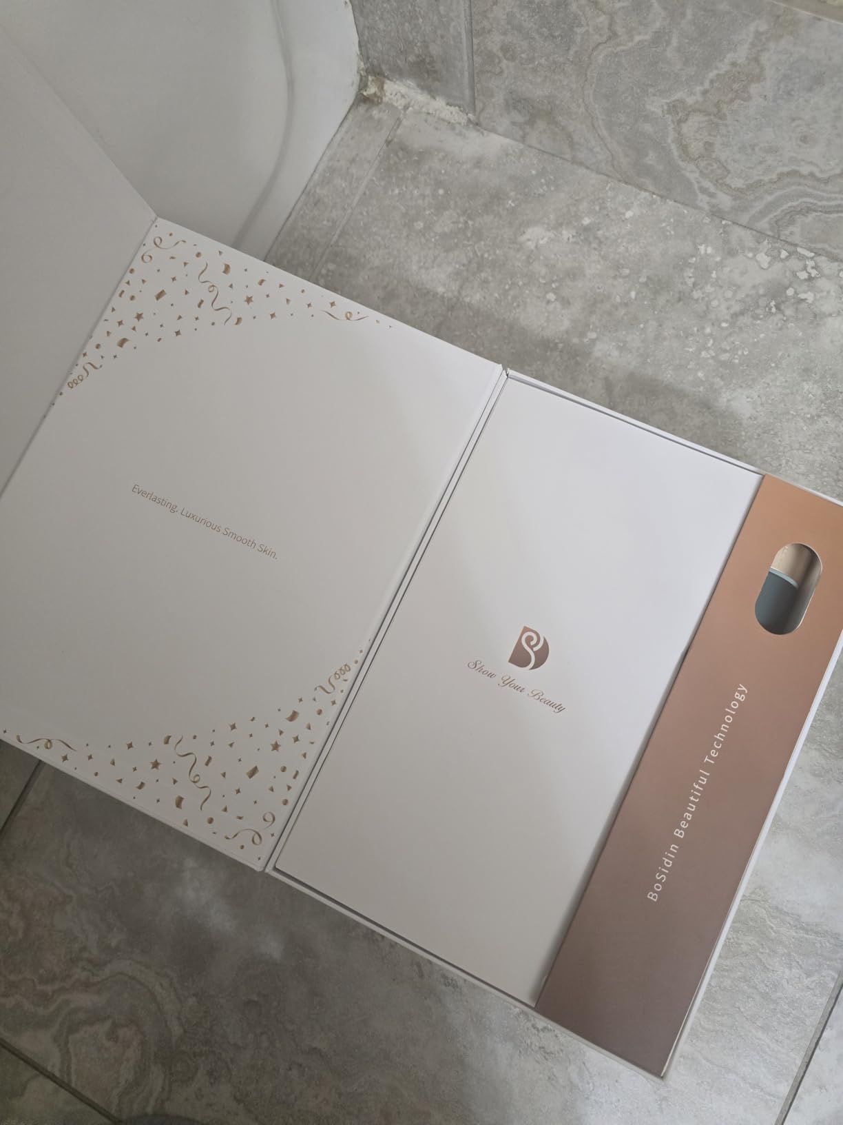 Laser Hair Removal, BoSidin IPL Hair Removal with Painless Ice-Cooling, 2-in-1 Face SR Rejuvenation, 6+1 Modes, 6 Levels Hair Removal for Women Permanent, Laser Hair Removal Kit with Shaver, Goggles customer photo 1