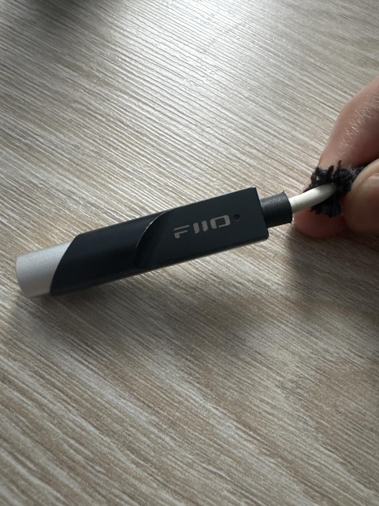 FiiO KA11 USB C to 3.5mm Audio Adapter 32bit/384KHz, USB Type C Dongle HiFi DAC Amplifier for Android/iOS/Windows/Mac (Black, TC) customer photo 2