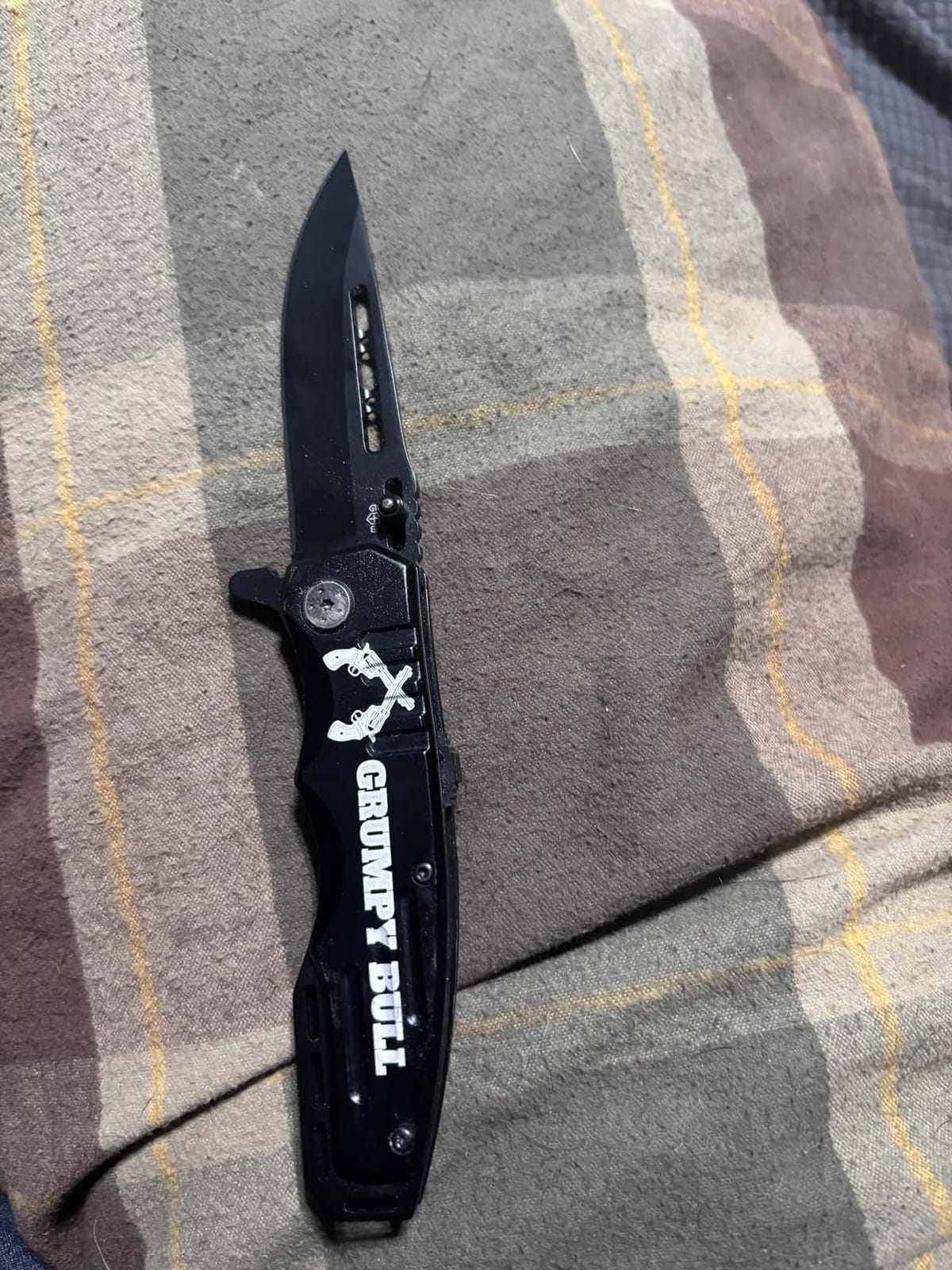 Spring Assisted Knife - Army Green Pocket Knives with Safety Lock - 3.42” Folding Blade with Aluminum Handle for Tactical Camping Survival and Outdoor - Birthday Gifts Idea for Men and Women 6681 A customer photo 1