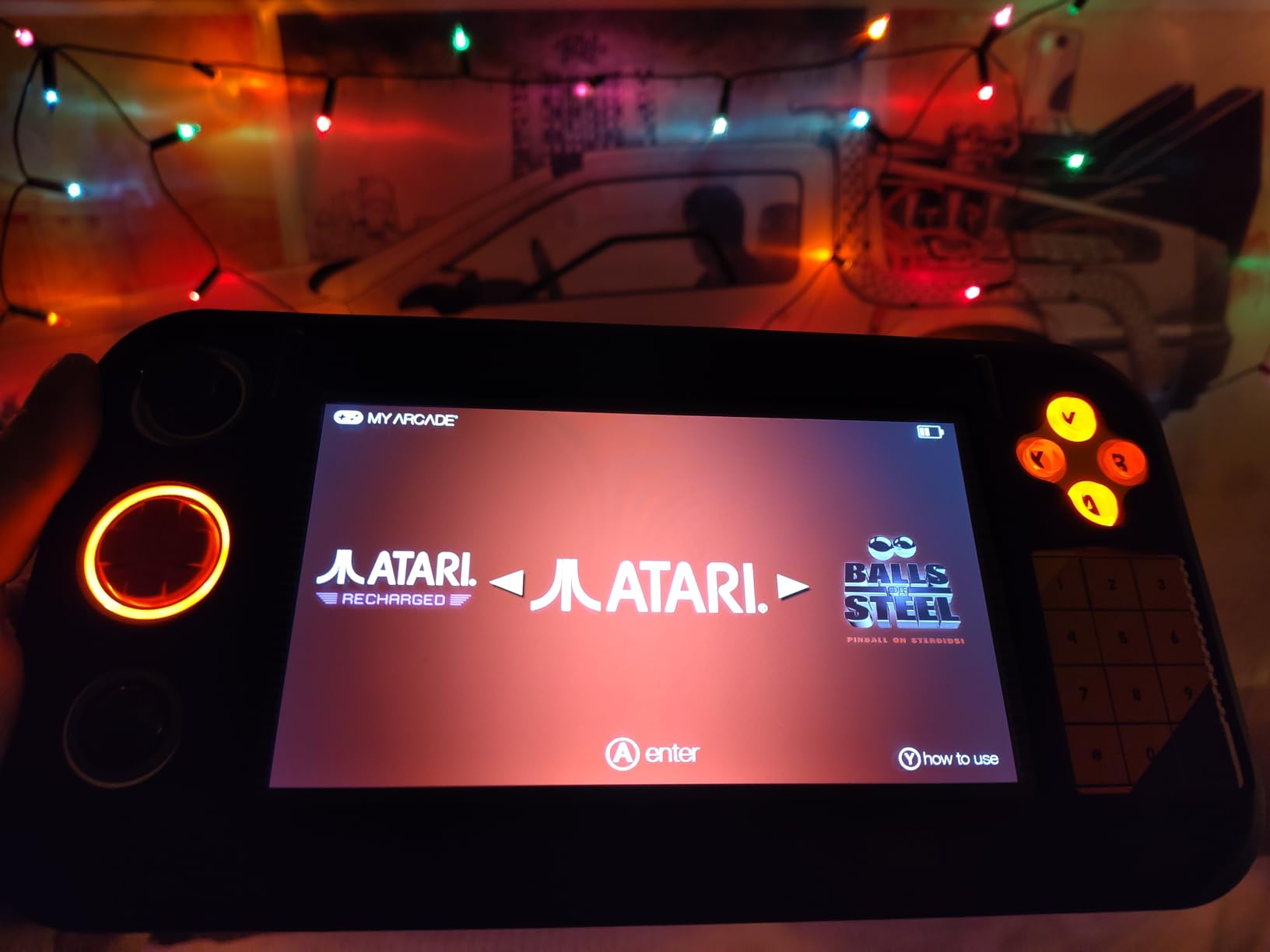 My Arcade Atari Gamestation Go: 200+ Preloaded Retro Games, Includes PACMAN customer photo 2