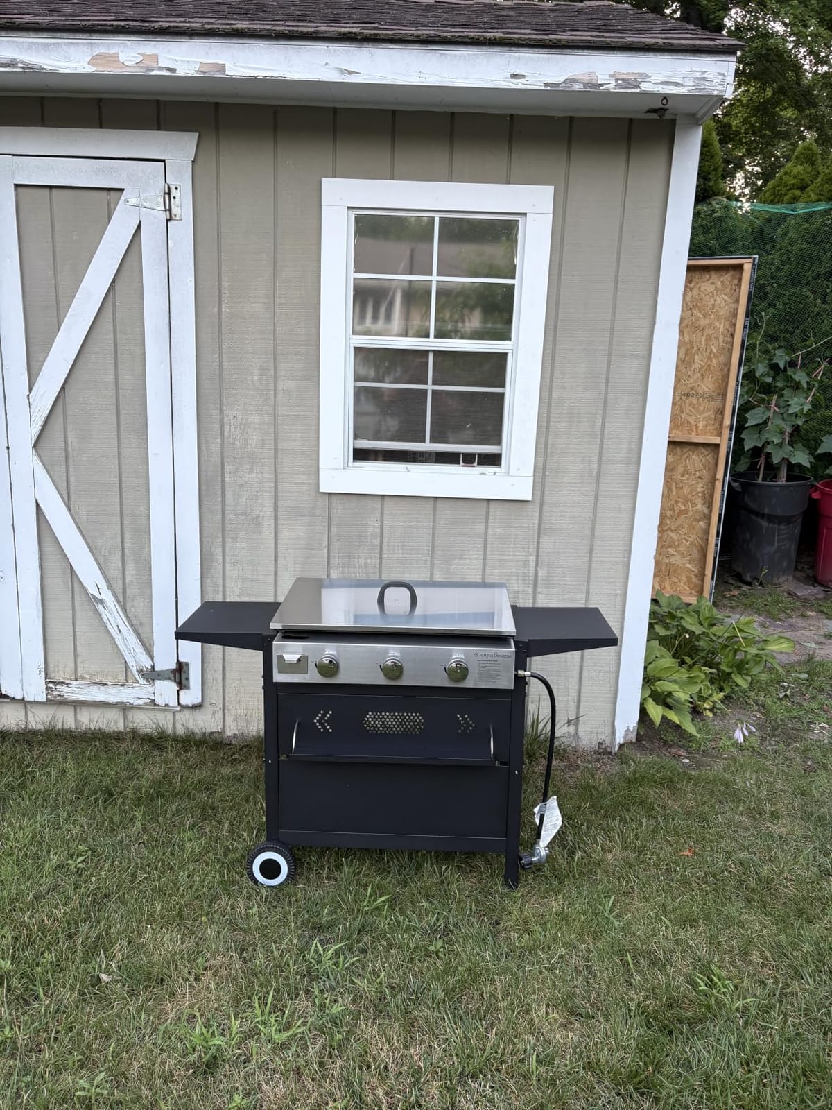 Sophia & William 28-Inch Flat Top Grill Outdoor Barbecue Griddle Black customer photo 1