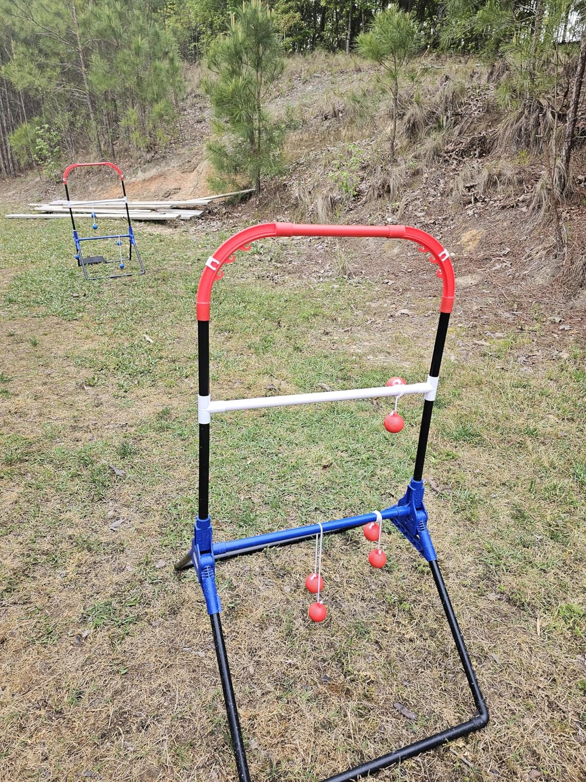 Wild Sports Folding Ladder Ball Set, 2 Foldable Targets, 6 Bolos, 4 Anchors customer photo 2