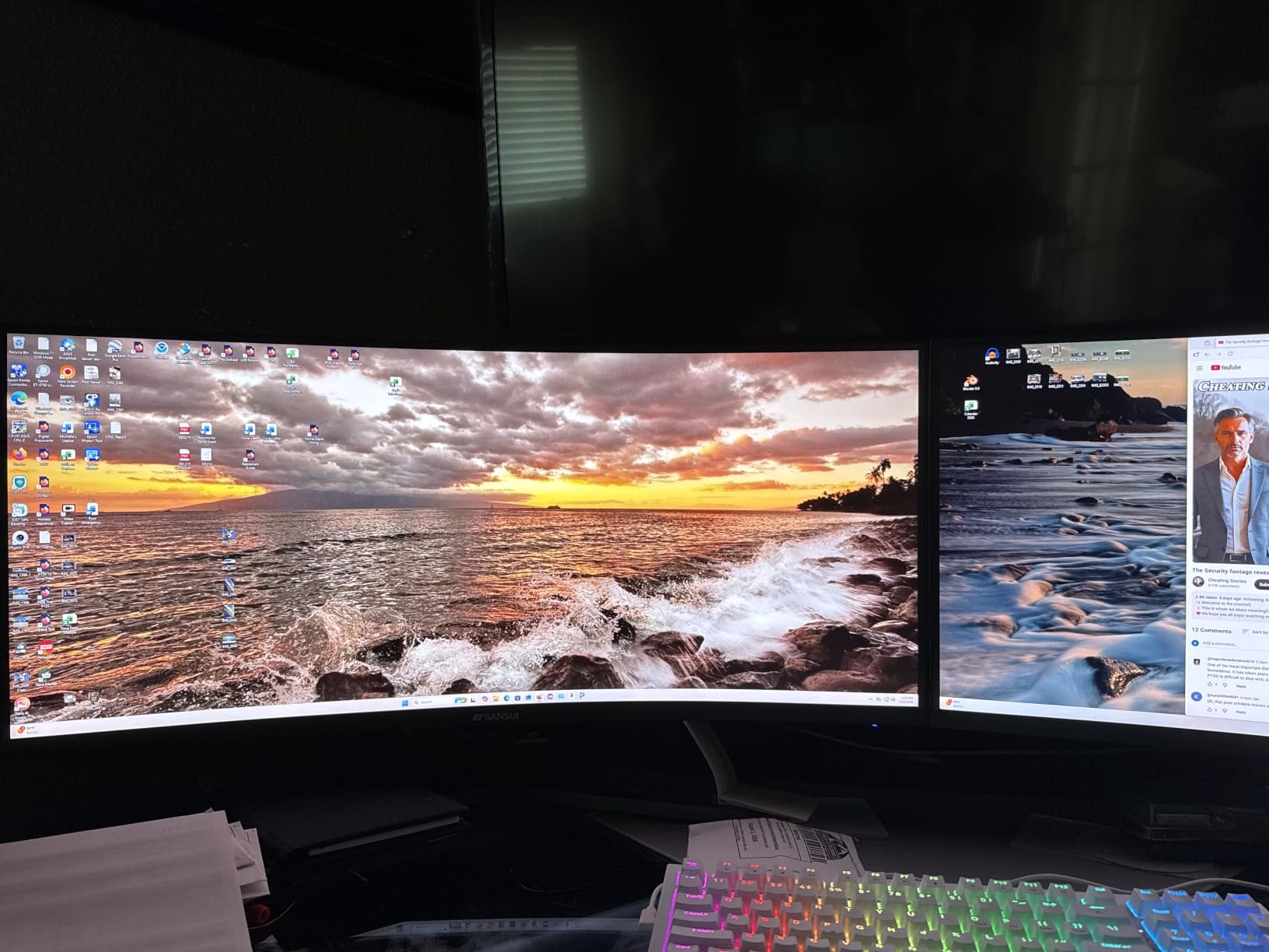 SANSUI 27 Inch WQHD 2560 x 1440 IPS Gaming Monitor, 200Hz 180Hz 1ms Computer Monitor, DP 1.2 x2 | HDMI 2.0 x2 | VESA Mount, 120% sRGB HDR Eye Care Metal Stand (DP Cable Included) customer photo 1