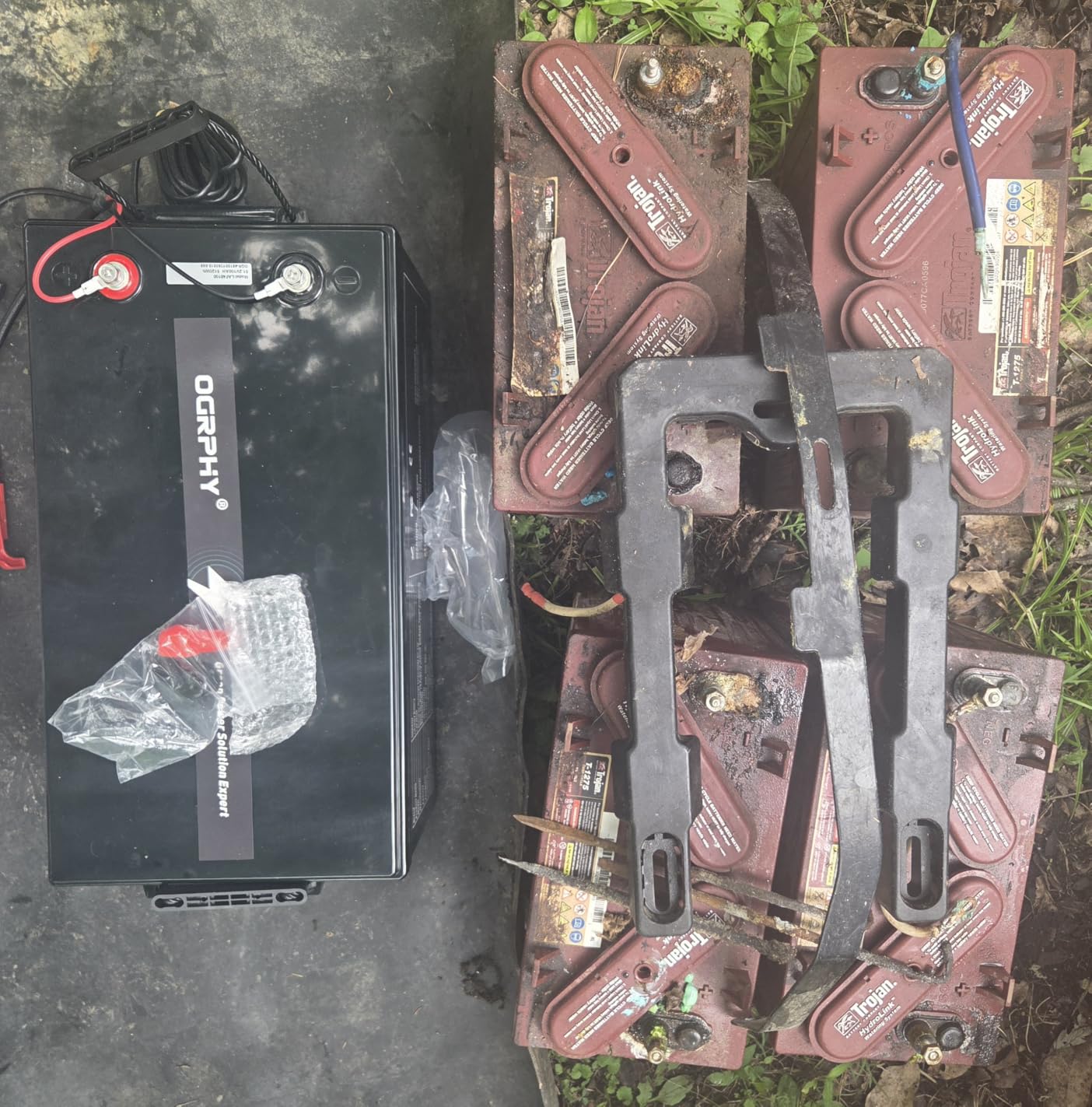 48V Lithium Golf Cart Battery Conversion Kit,with Touch Monitor and Charger,200A BMS(1000A Peak Current,10.24kW Output),4000+ Cycles 48V Lifepo4 Battery Perfect for Golf Carts,Trolling Motor(100AH) customer photo 1