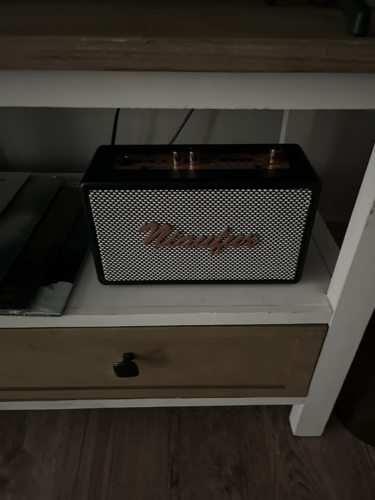 Karaoke Machine, Retro-Design Speaker with 2 Wireless Microphones for Adults & Kids, Portable Karaoke System for Home Party, Bluetooth/AUX/USB/TF/TWS Support, Gifts for Women & Girls customer photo 1