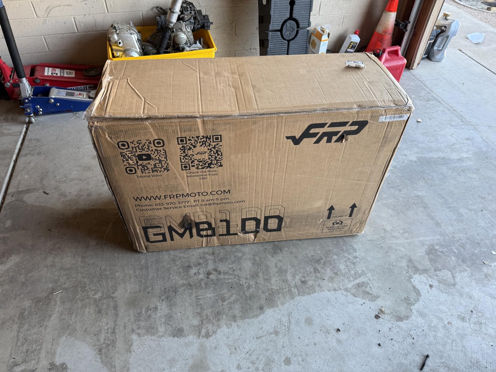 FRP GMB100 Plus Gas Mini Bike 99cc 4-Stroke Off Road Headlight & Gaiter customer photo 1